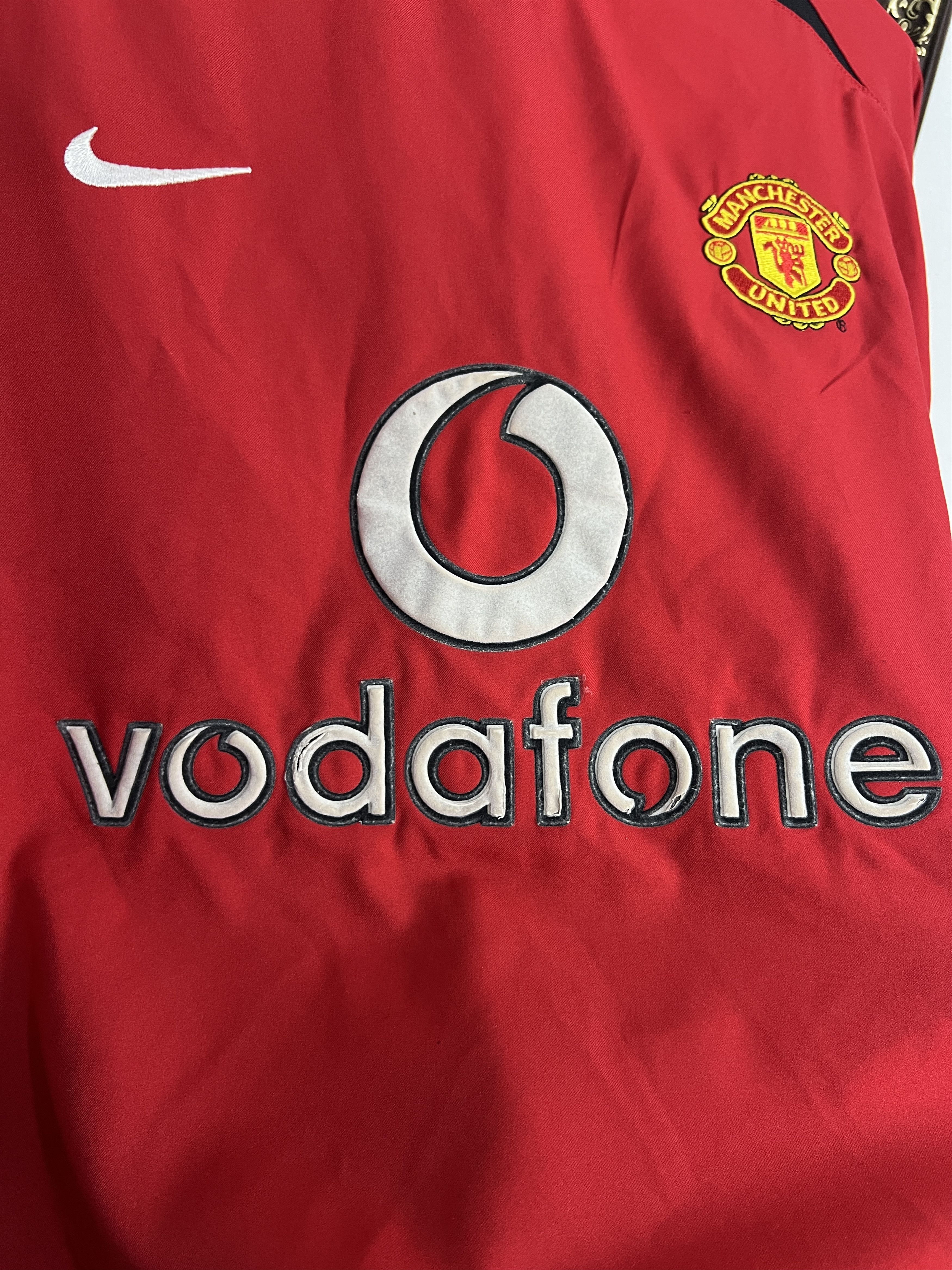 Nike Manchester United football shirt Soccer Long Sleeve Jersey Size US M / EU 48-50 / 2 - 5 Thumbnail