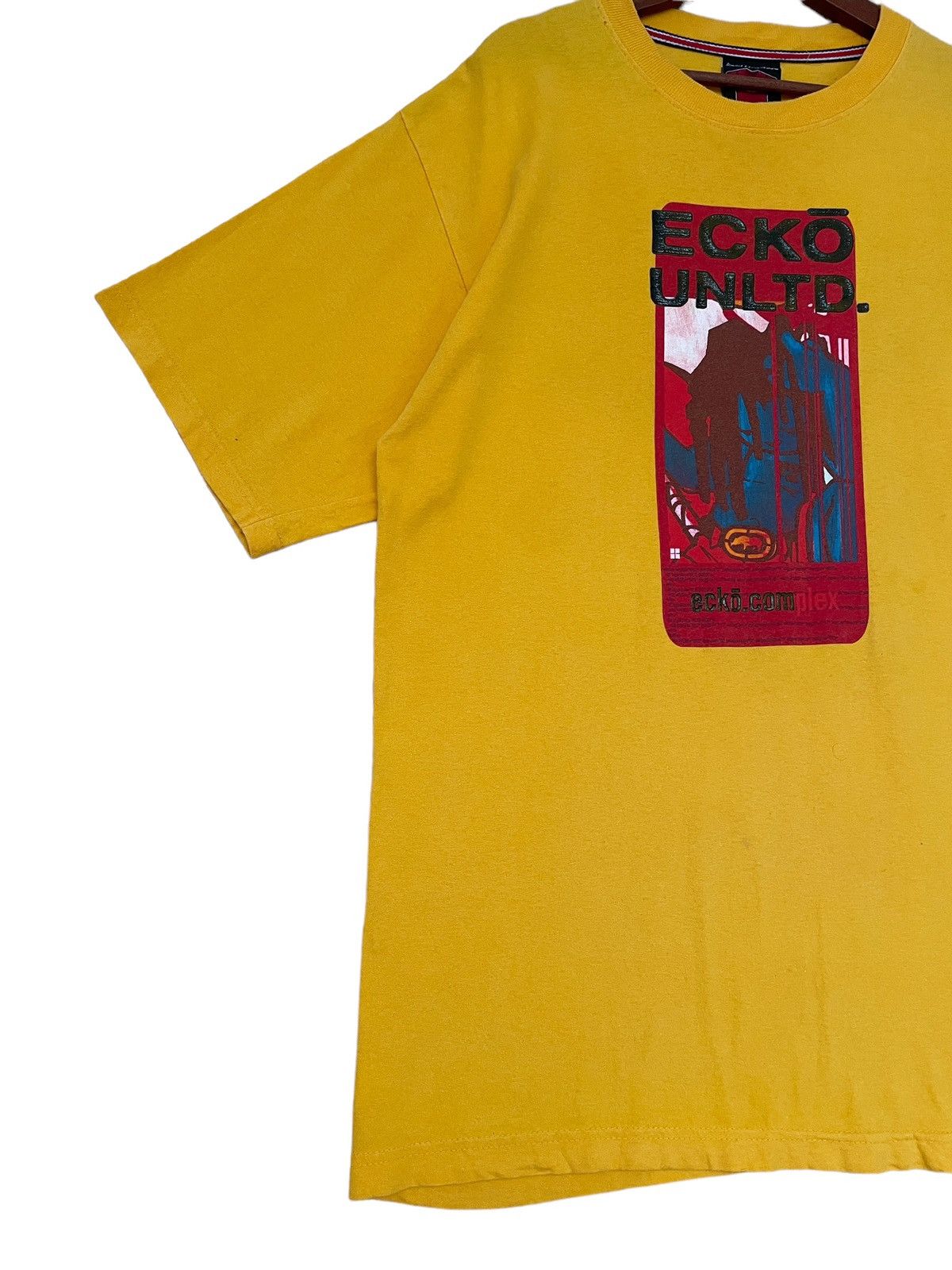 Ecko Unltd. × Rap Tees × Vintage Vintage Brand Ecko Unltd Baggy T-shirt 1990s Size US L / EU 52-54 / 3 - 3 Thumbnail