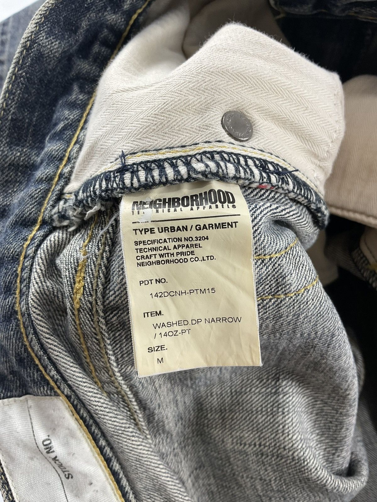 Neighborhood Neighborhood Washed Narrow Denim Size US 34 / EU 50 - 13 Thumbnail