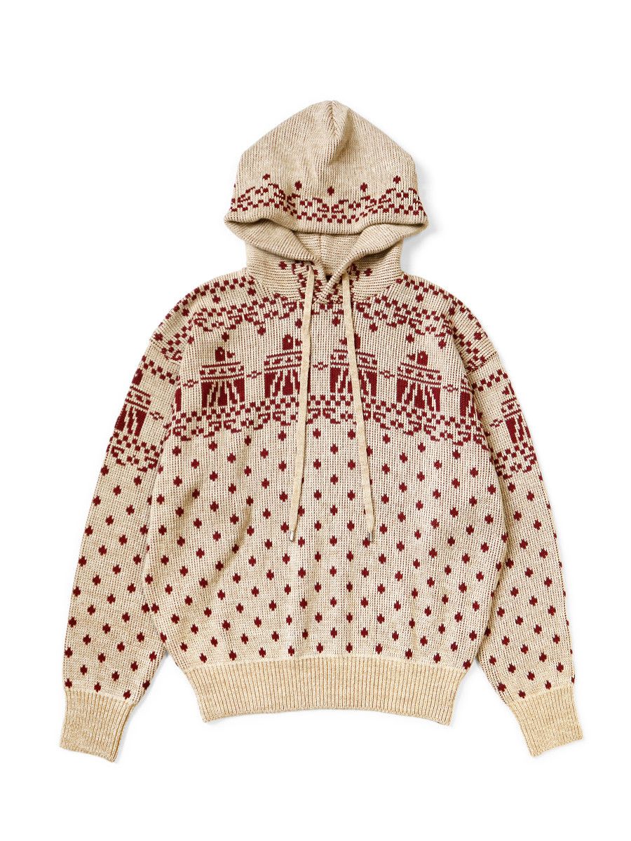 Kapital Kapital 5G Jacquard Knit Hoodie sweater Santo Domingo Size US L / EU 52-54 / 3 - 1 Thumbnail