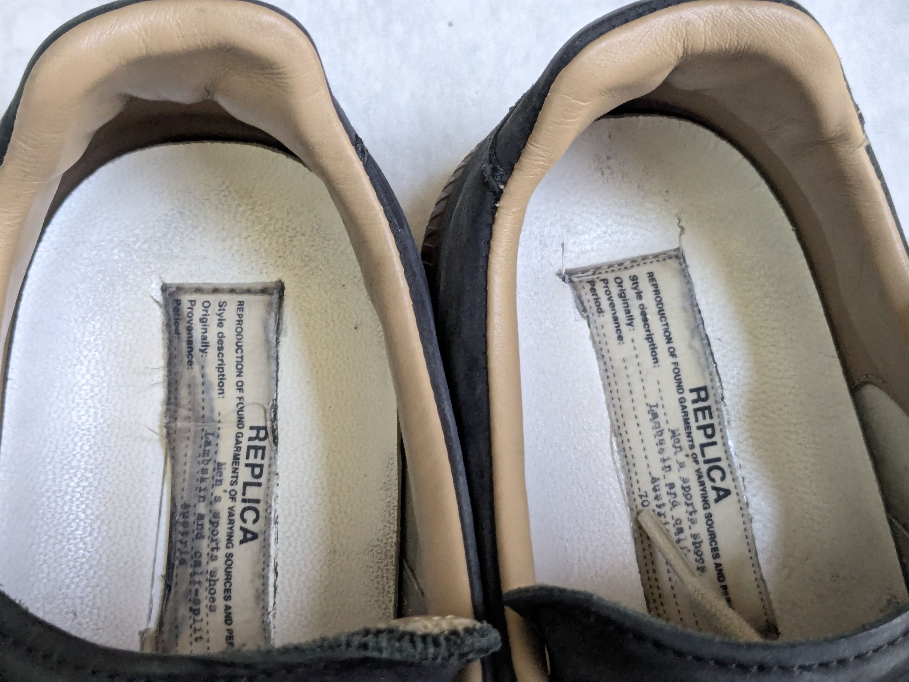 Maison Margiela Maison Margiela Replica Black Paint Splatter 11 44 Gum Low Size US 11 / EU 44 - 9 Thumbnail