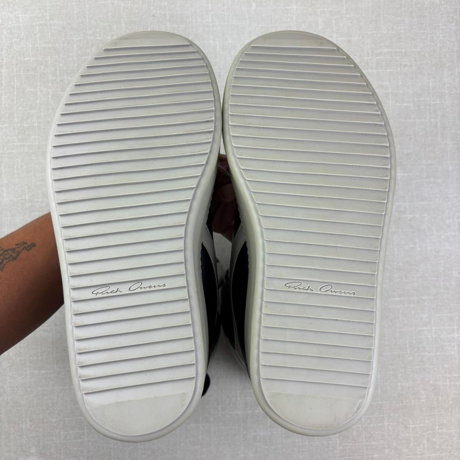 Rick Owens Rick Owens Porterville Mega Geobasket “Black Pearl” 12M Size US 12 / EU 45 - 5 Thumbnail
