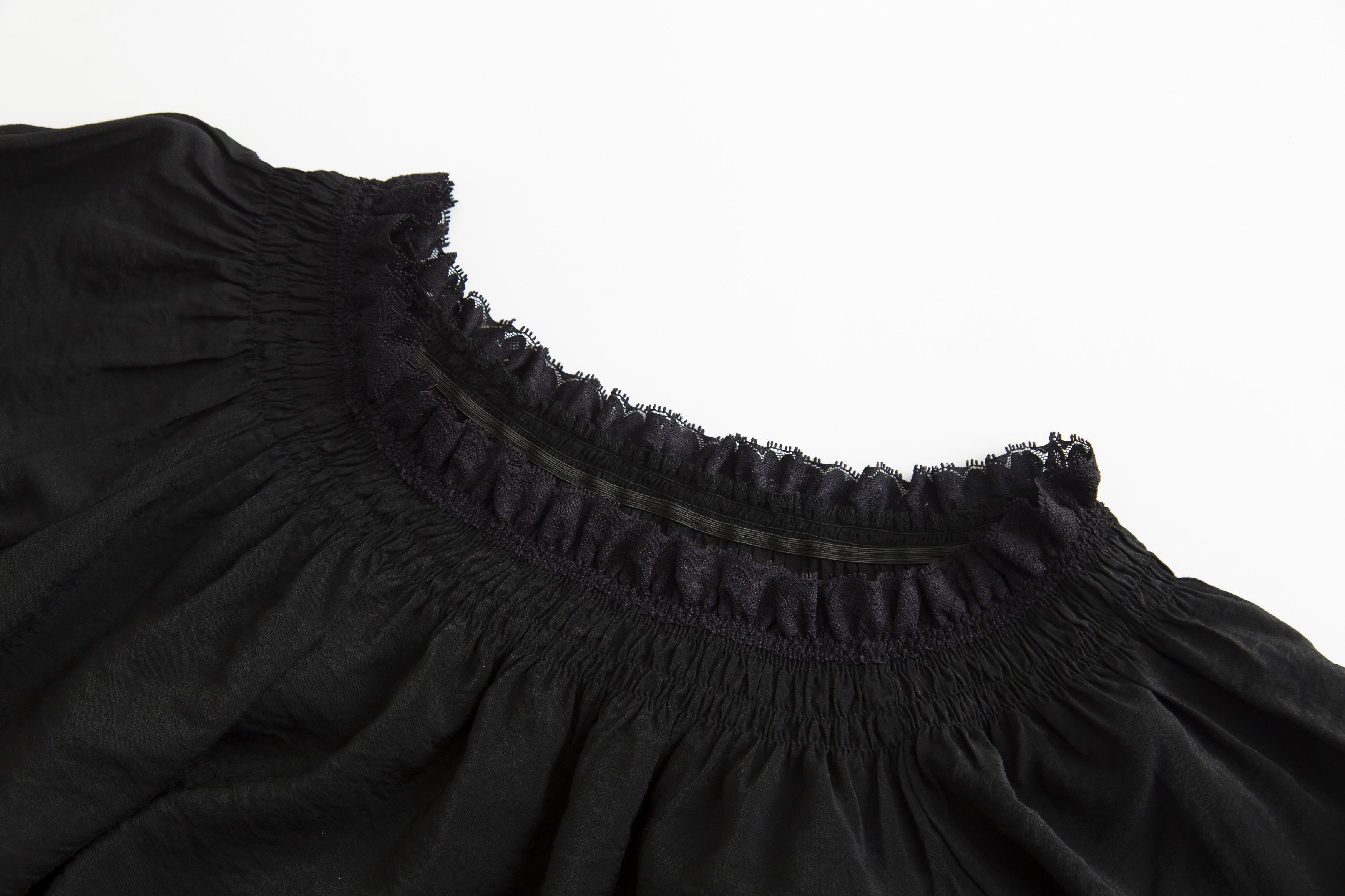 Other Tunic tops tencel blouse long sleeve for women black Size XL / US 12-14 / IT 48-50 - 5 Thumbnail
