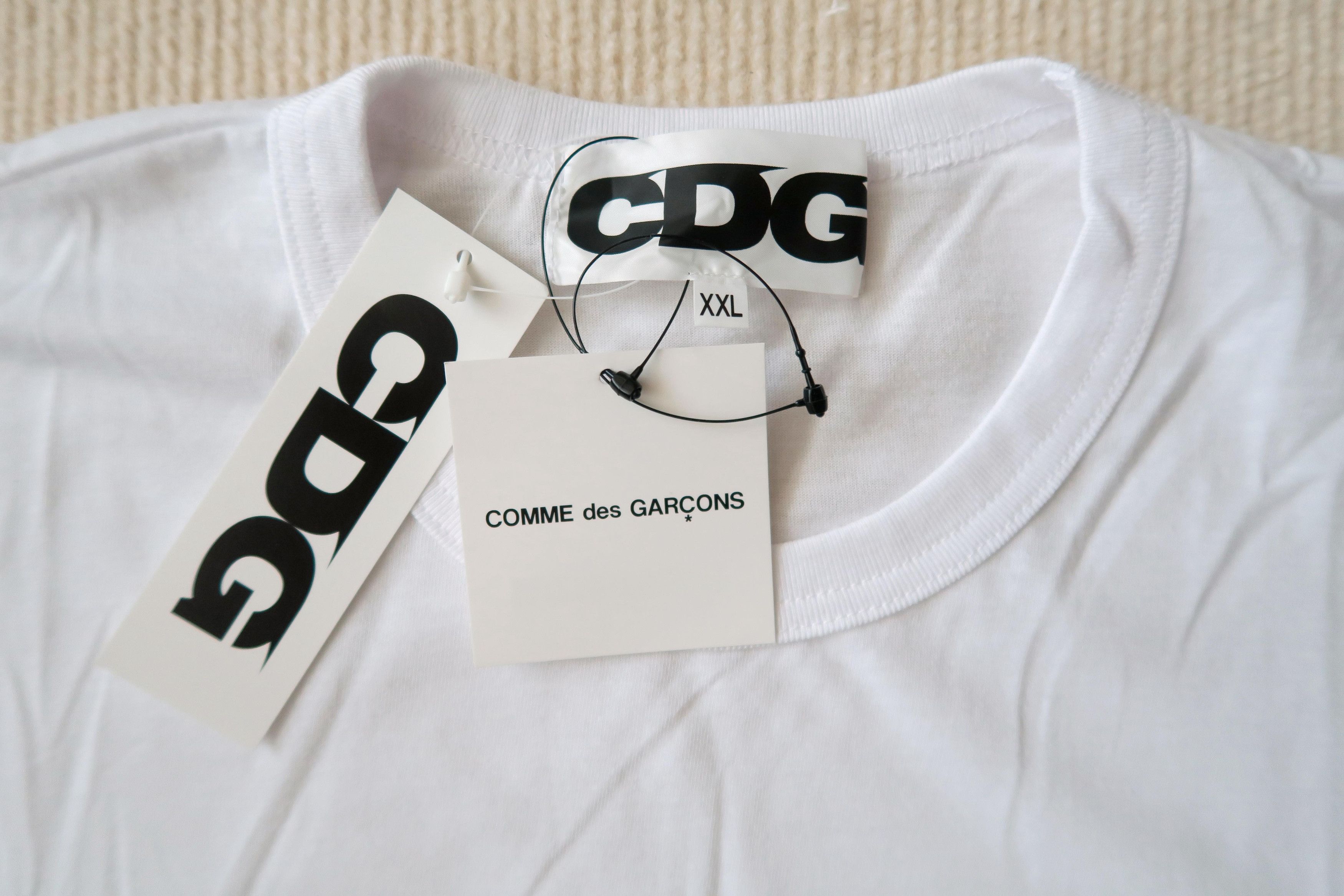 Comme des Garcons Comme des Garcons CDG Triple Logo Print T-Shirt Size US XXL / EU 58 / 5 - 4 Thumbnail