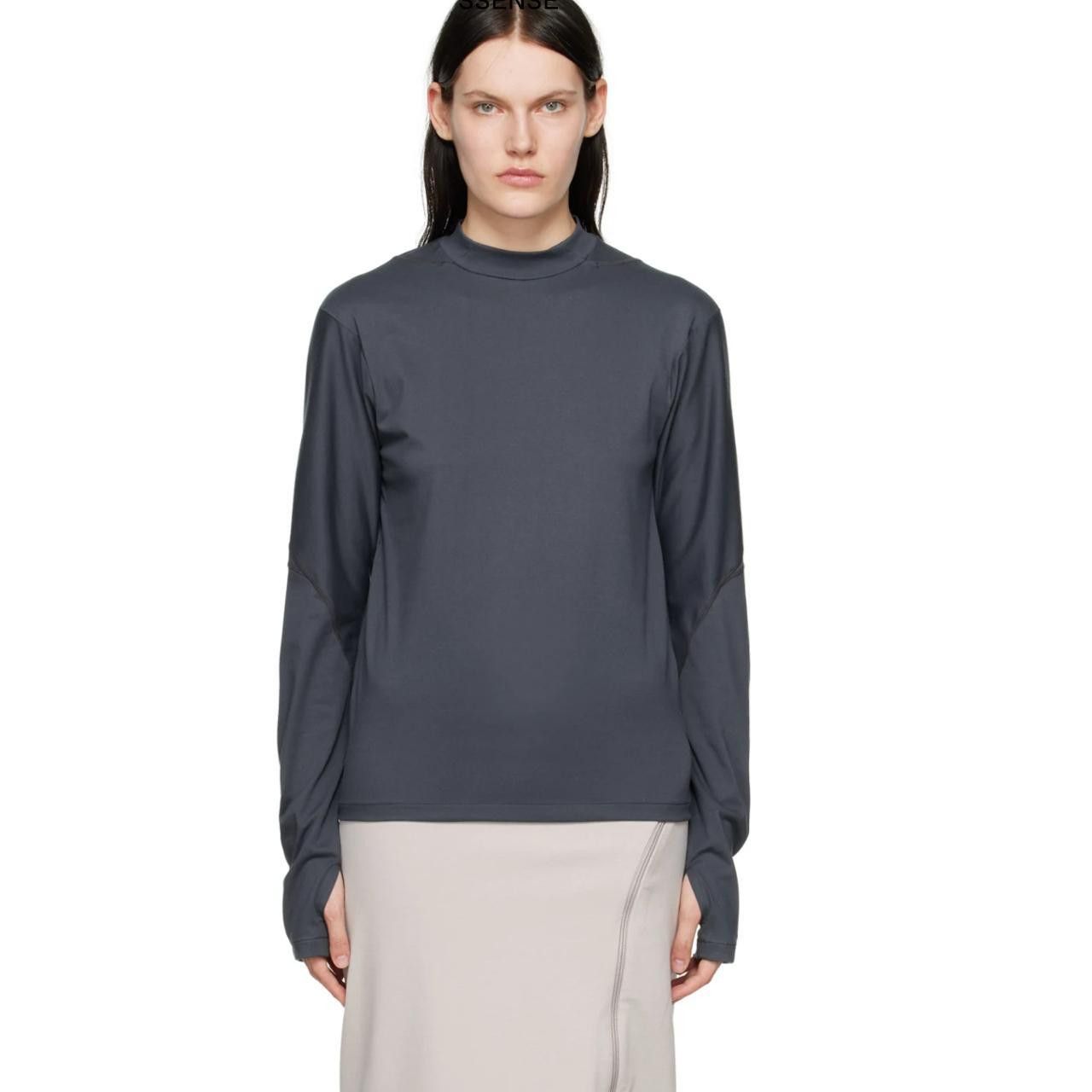 POST ARCHIVE FACTION (PAF) Gray 5.0 Long-Sleeve T-Shirt