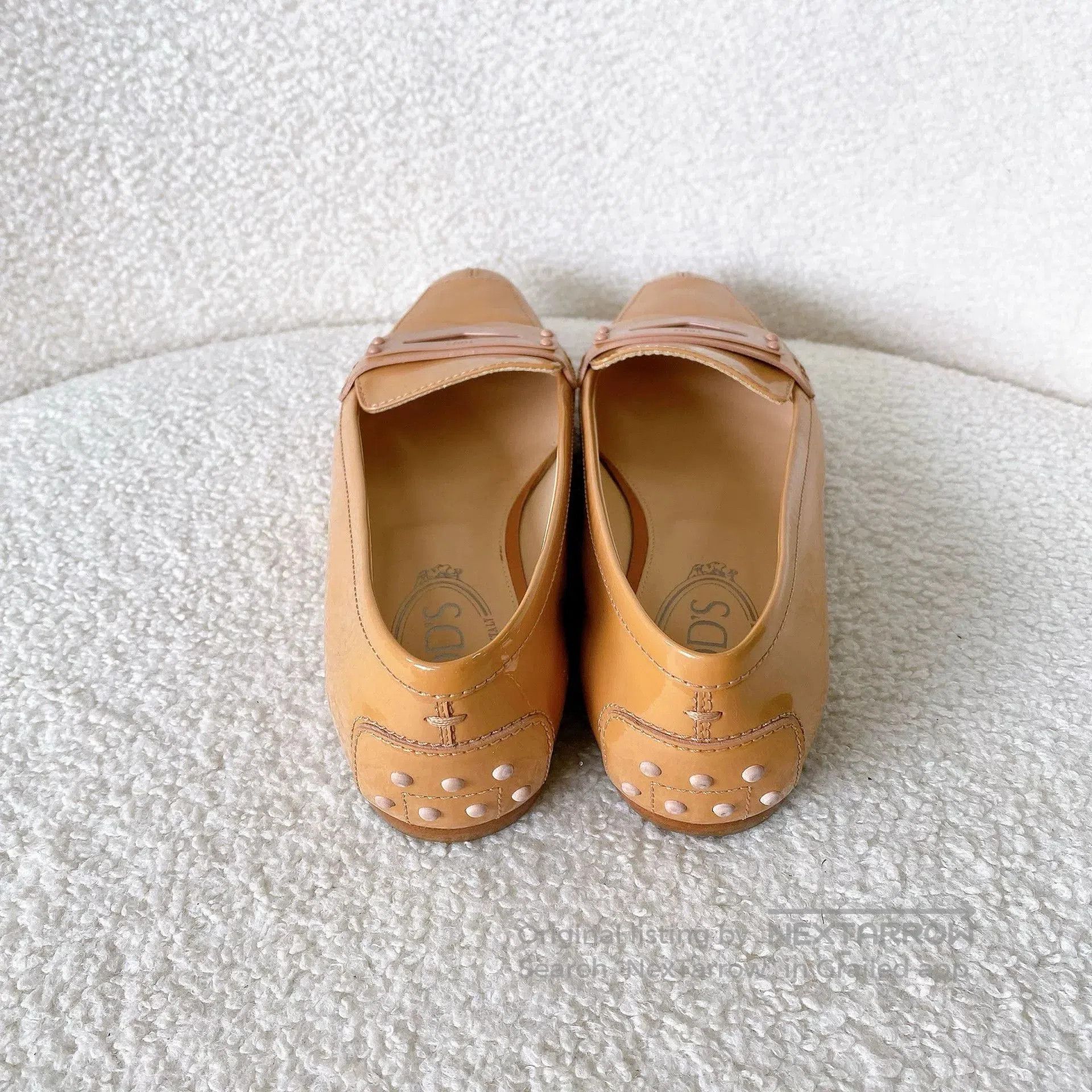 Tod's Tod's Brown Patent Leather Women's Shoes 36. Size US 5 / IT 35 - 4 Thumbnail