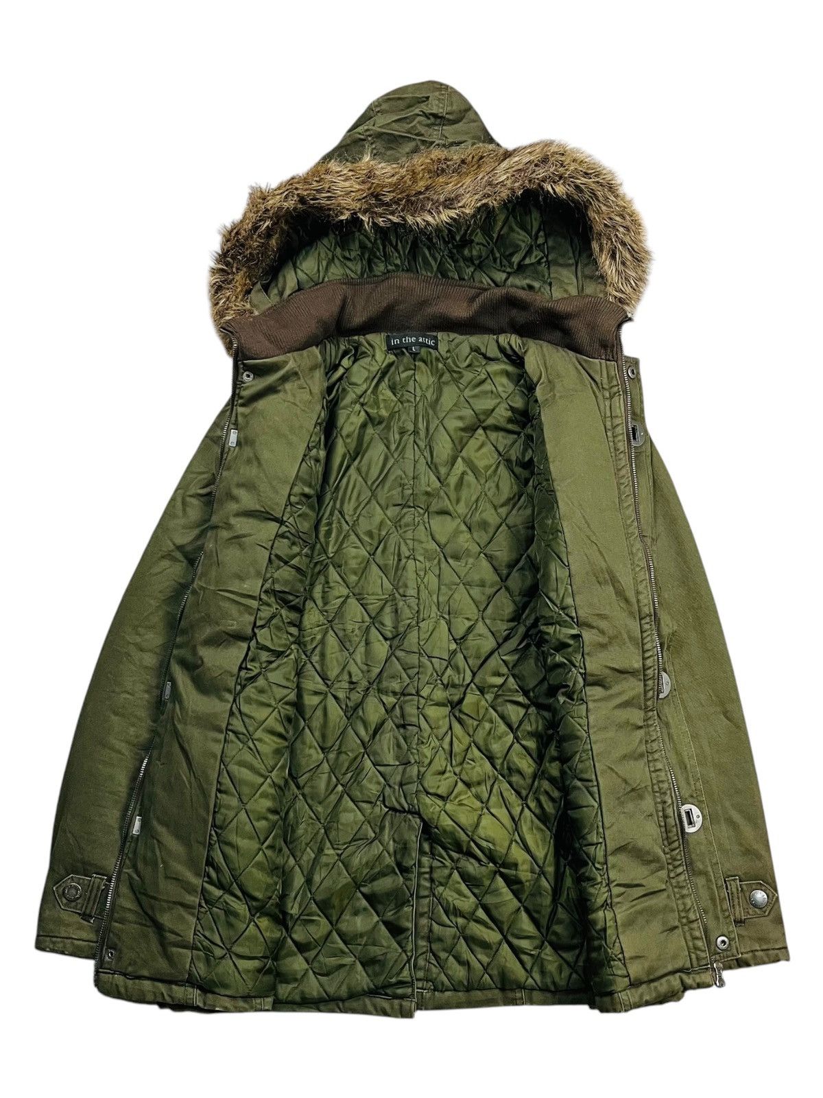 In The Attic 2000s In The Attic - Apocalypse Style Fur Hoodie Jacket Size US M / EU 48-50 / 2 - 7 Thumbnail