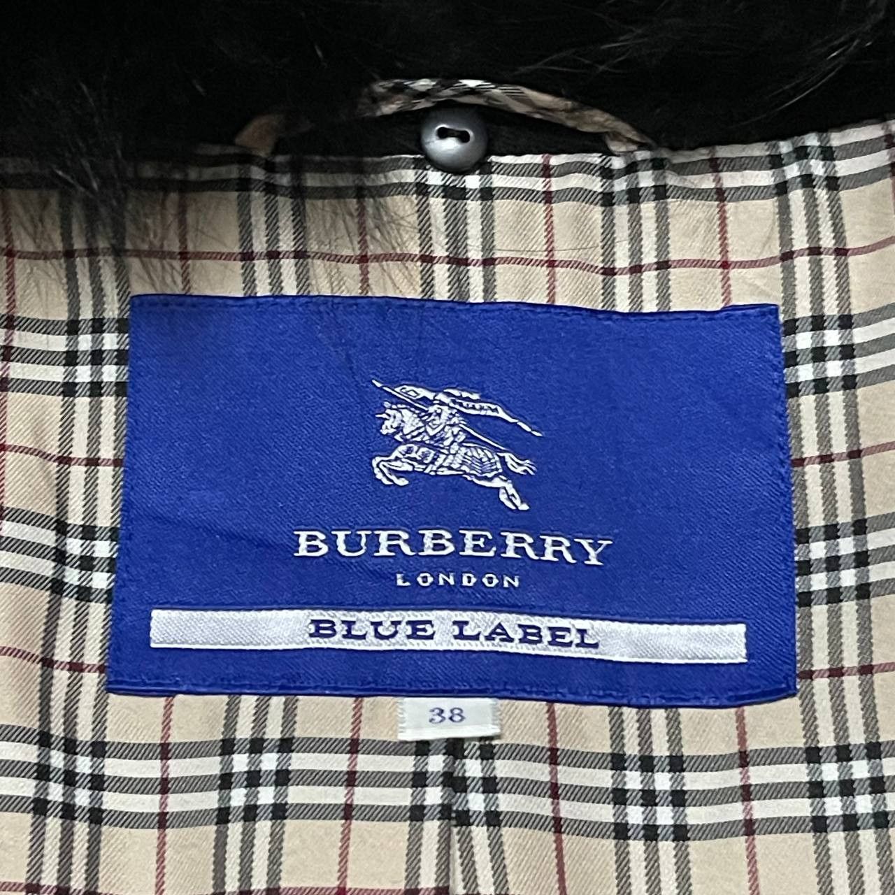 Burberry Burberry London Blue Label Fox Fur Wool Belted Coat Size XS / US 0-2 / IT 36-38 - 8 Thumbnail