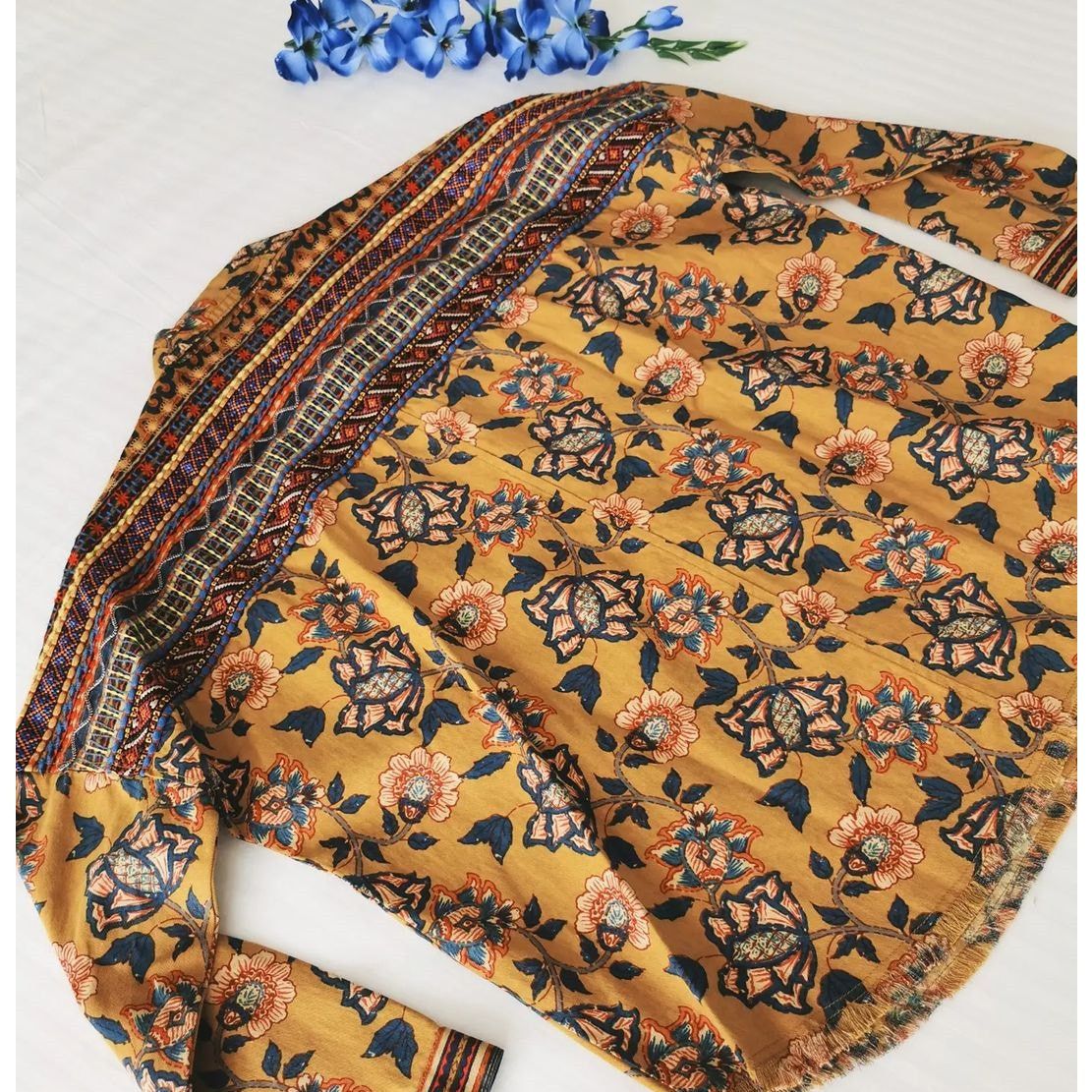 Zara Zara Western Boho Floral Jacket NWT Size S / US 4 / IT 40 - 21 Thumbnail