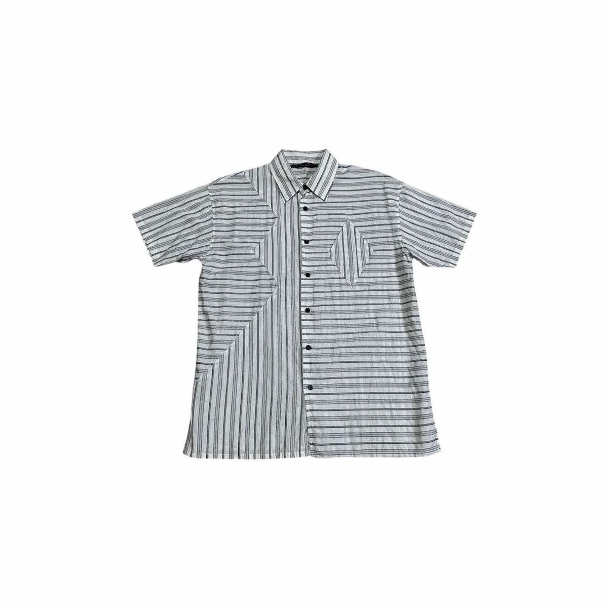 Kansai Yamamoto 🔥Vintage Kansai Profumo Shirt Multi Striped Size US L / EU 52-54 / 3 - 3 Thumbnail