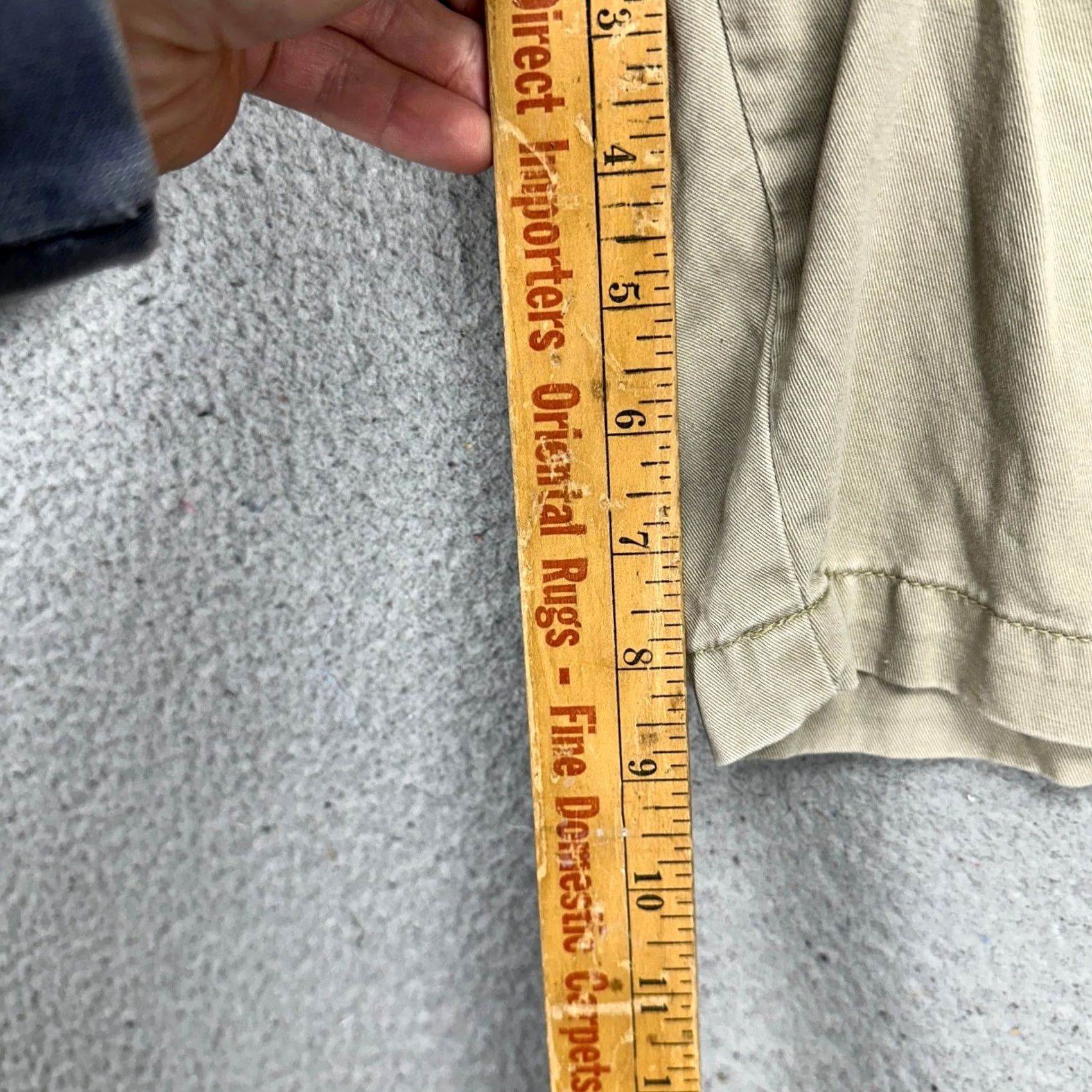 Vintage St. Johns Bay Cargo Shorts Mens Beige Flat Front Elastic Waist Pockets Size 50 Casual Outdoor Size US 34 / EU 50 - 6 Thumbnail
