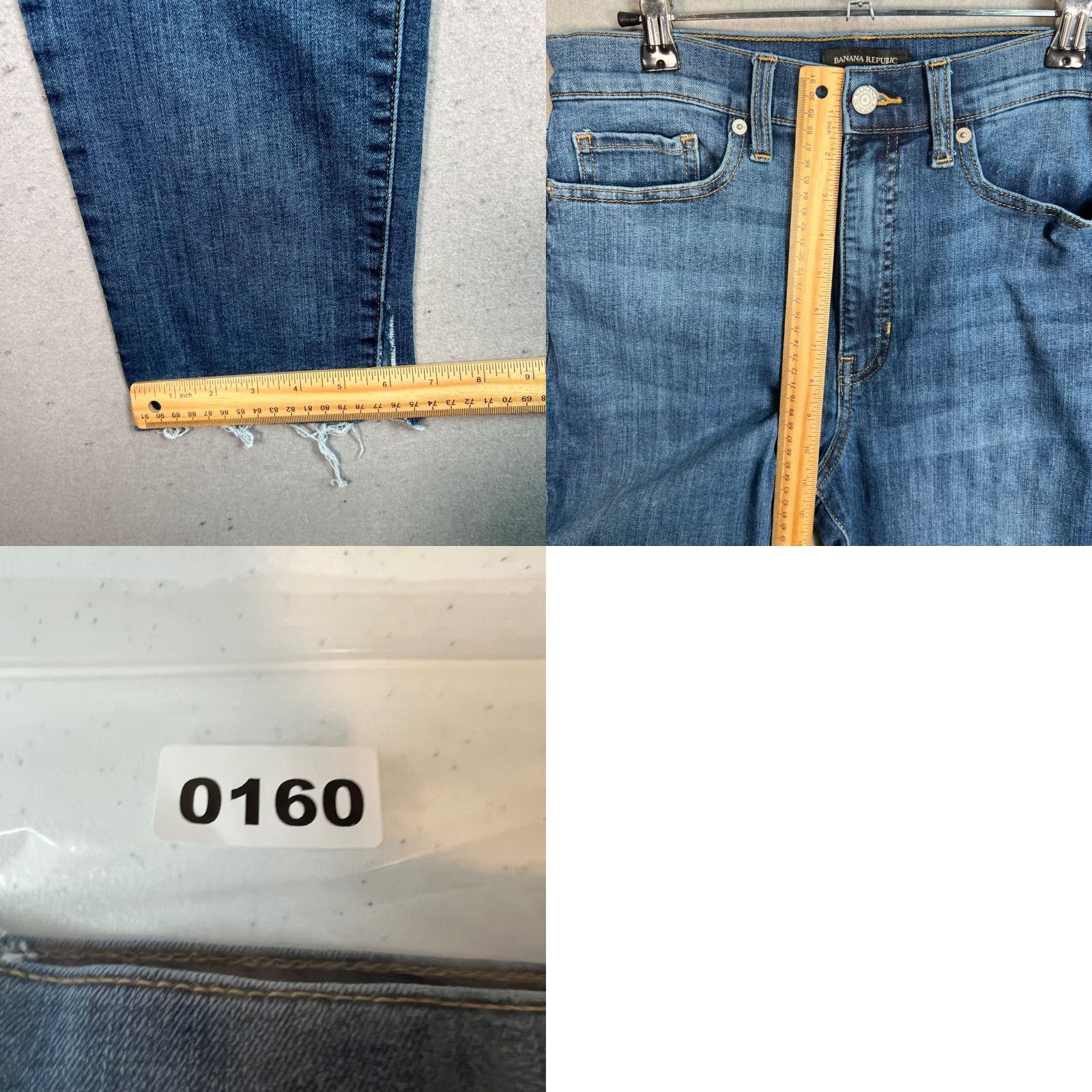 Banana Republic VINTAGE Banana Republic Womens 30 / 10 Ultra High-Rise Slim Jeans Blue Denim Regular Fit Size 30" / US 8 / IT 44 - 8 Thumbnail