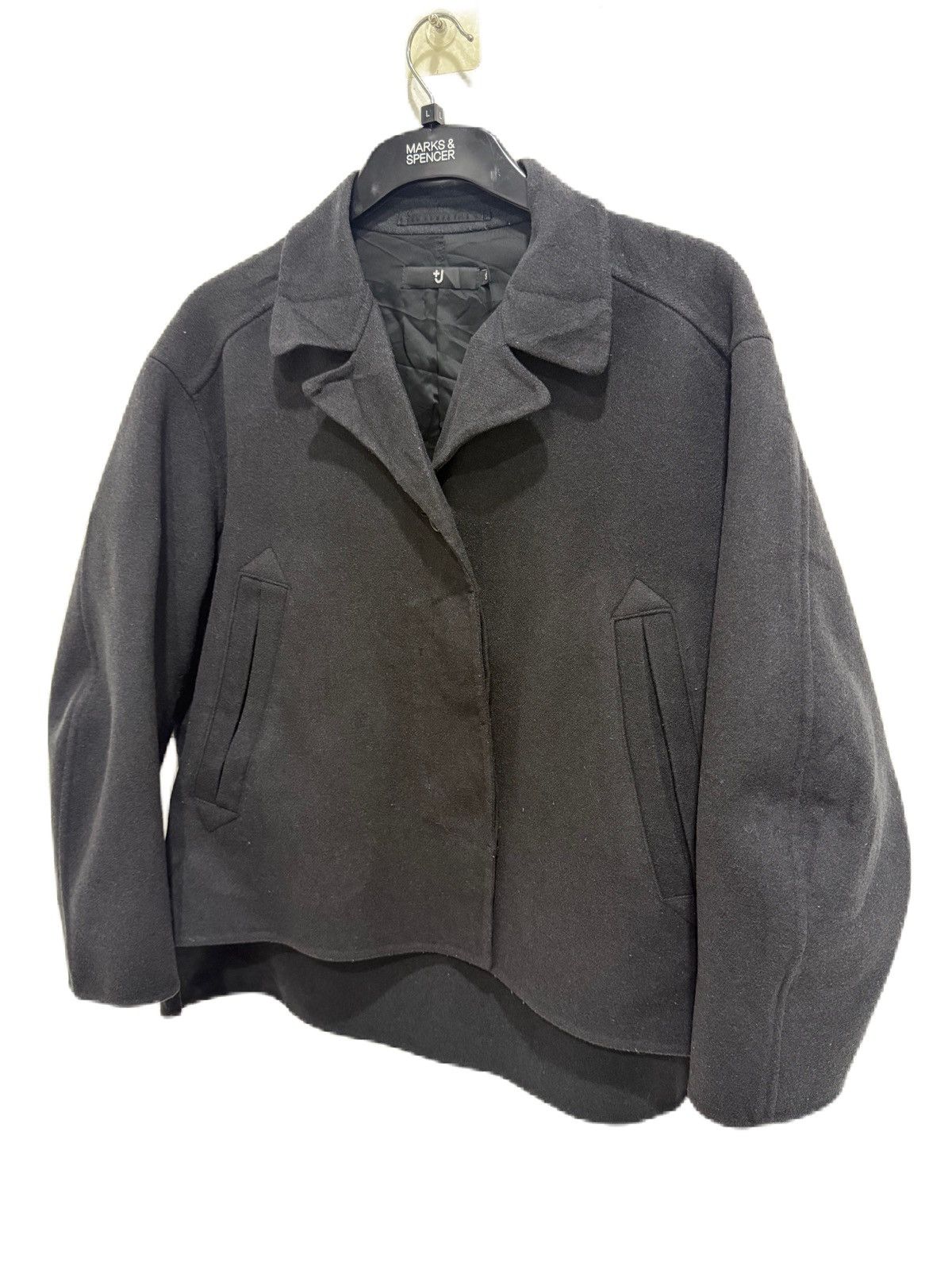 Jil Sander BINDING ACCEPT JIL SANDER OVERSIZED STYLE BLUE GRAY JACKET Size S / US 4 / IT 40 - 3 Thumbnail