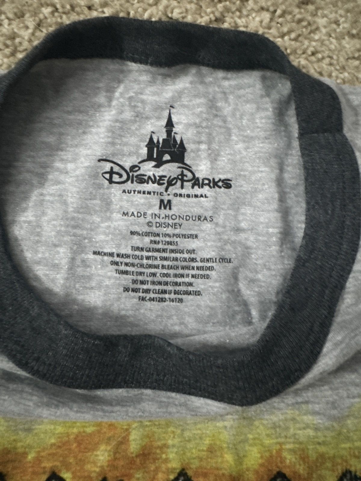 Disney Gray Vintage Disney Parks BierGarten Graphic T-Shirt Size US M / EU 48-50 / 2 - 3 Thumbnail