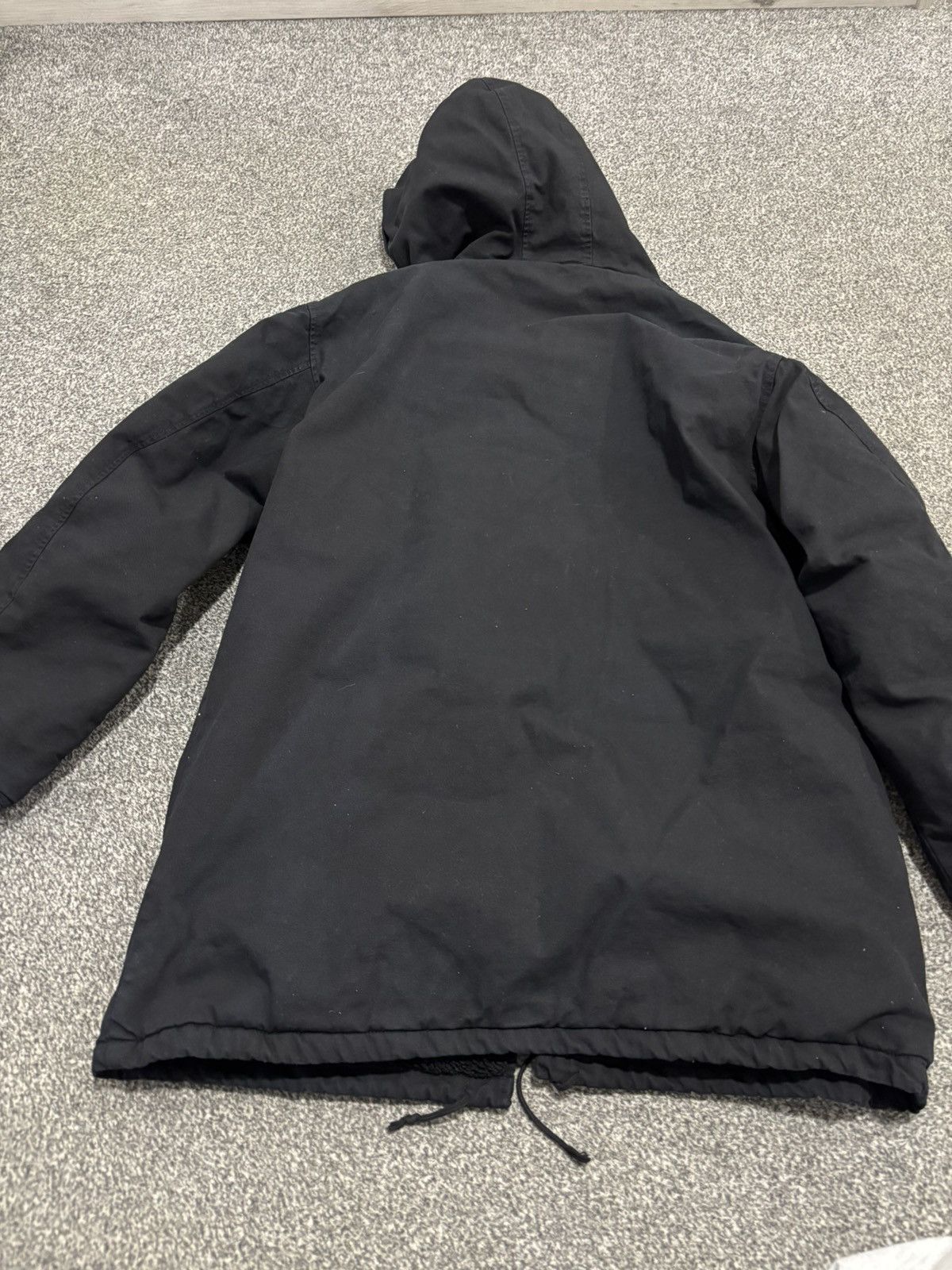 Yeezy Yeezy Season 4 Hooded Coach Shearling Jacket Bat Parka Size US L / EU 52-54 / 3 - 3 Thumbnail