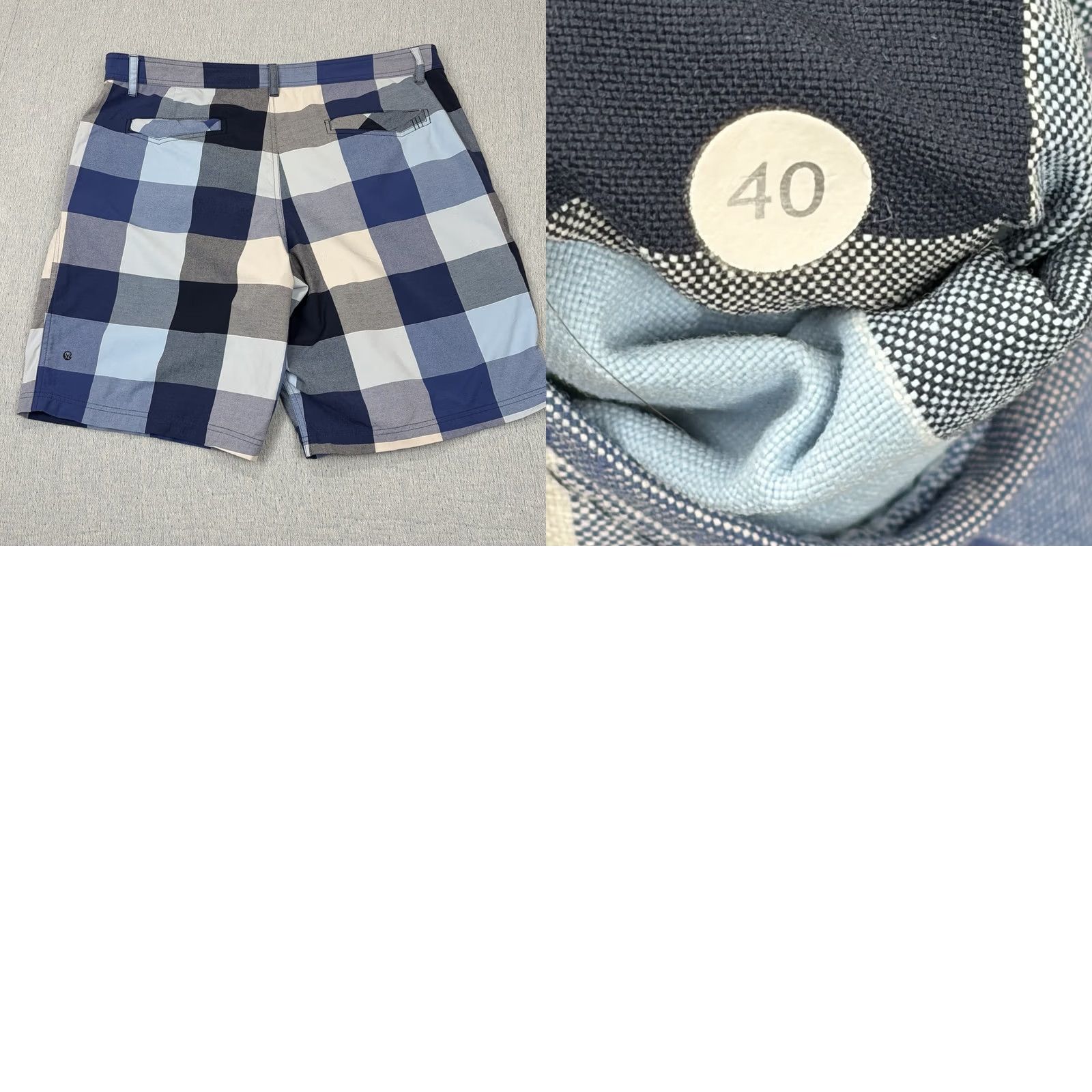 Lululemon Lululemon Mens Shorts 40 Plaid Zip Pocket Lightweight Athletic Performance Chino Multicolor Outdoor Sports 10in Inseam Mens Size US 40 / EU 56 - 8 Thumbnail