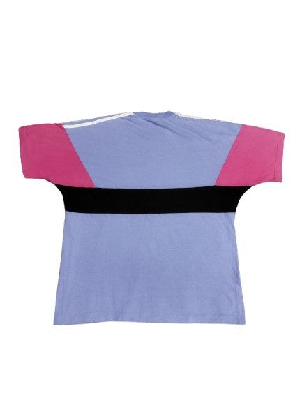 Adidas Vintage Adidas Multi Colour Tee Size US XL / EU 56 / 4 - 2 Thumbnail