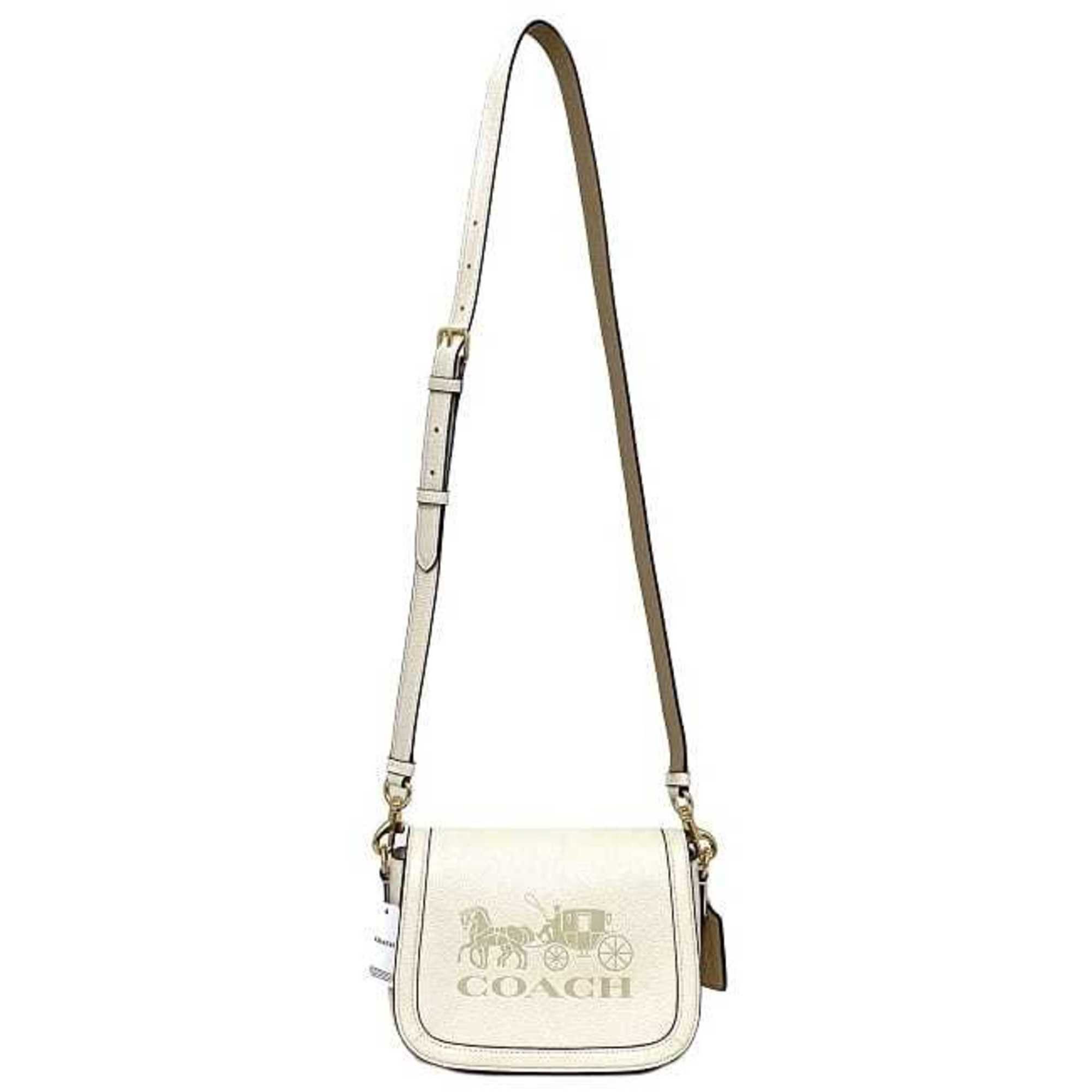 image of Coach Saddle Shoulder in Beige, Women's