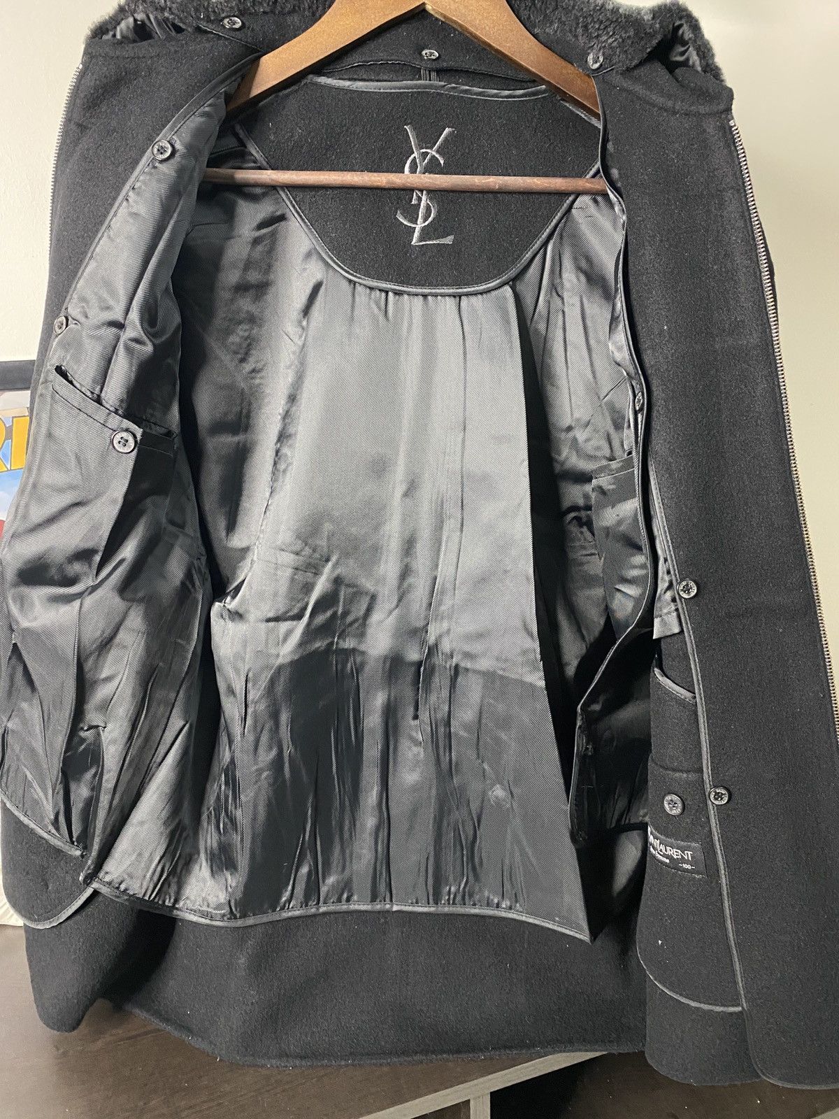 Yves Saint Laurent Yves Saint Laurent Wool Jacket Size US L / EU 52-54 / 3 - 12 Thumbnail