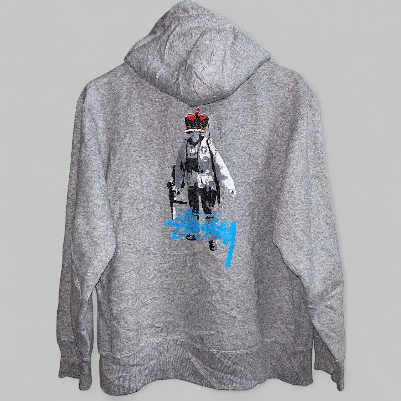 Stussy 90s Police Crown Rifle Pullover Hoodie Size US L / EU 52-54 / 3 - 4 Thumbnail