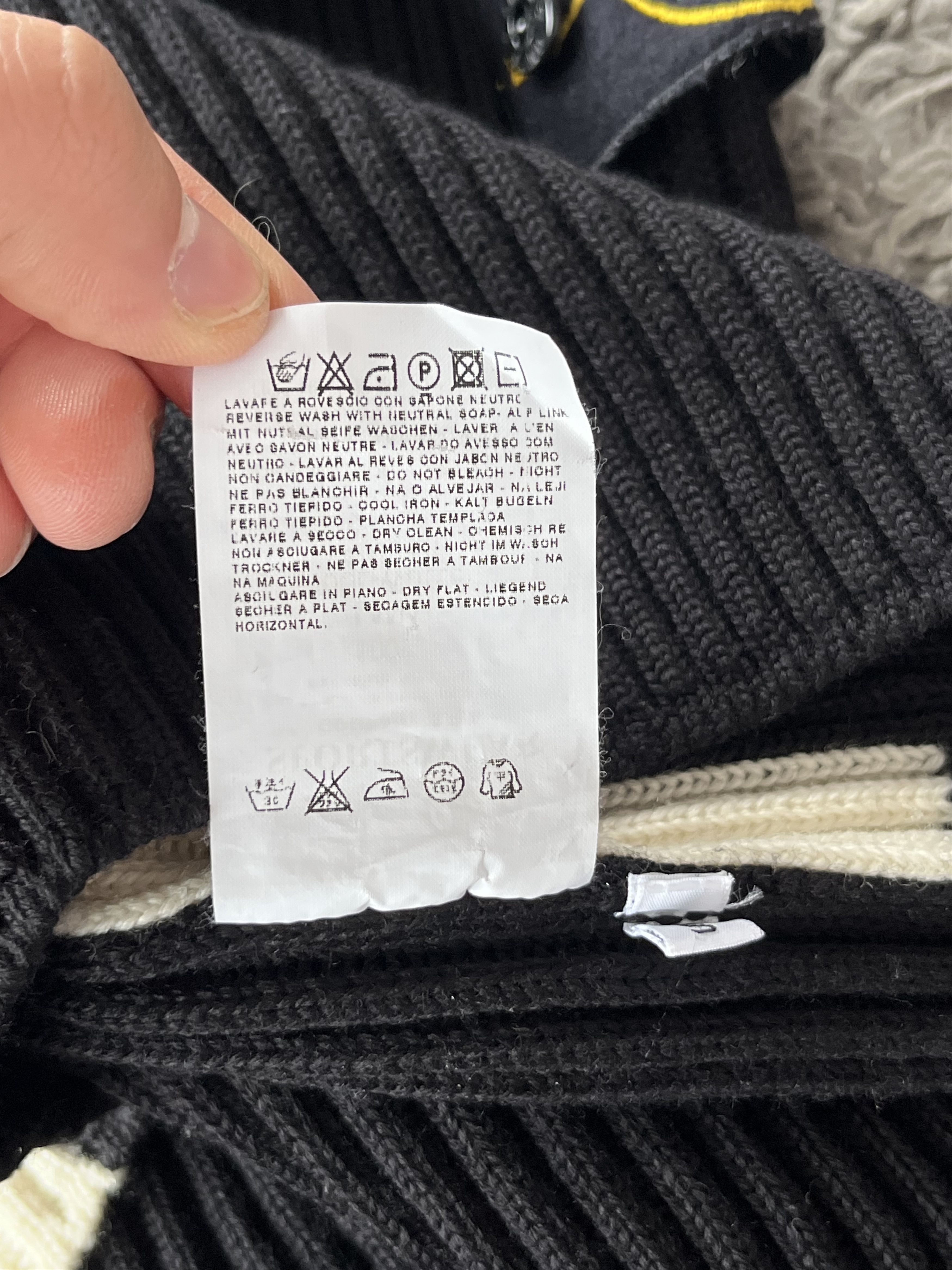 Stone Island STONE ISLAND Vintage Elastic Sweater 100% Wool MADE IN ITALY Size US S / EU 44-46 / 1 - 12 Thumbnail