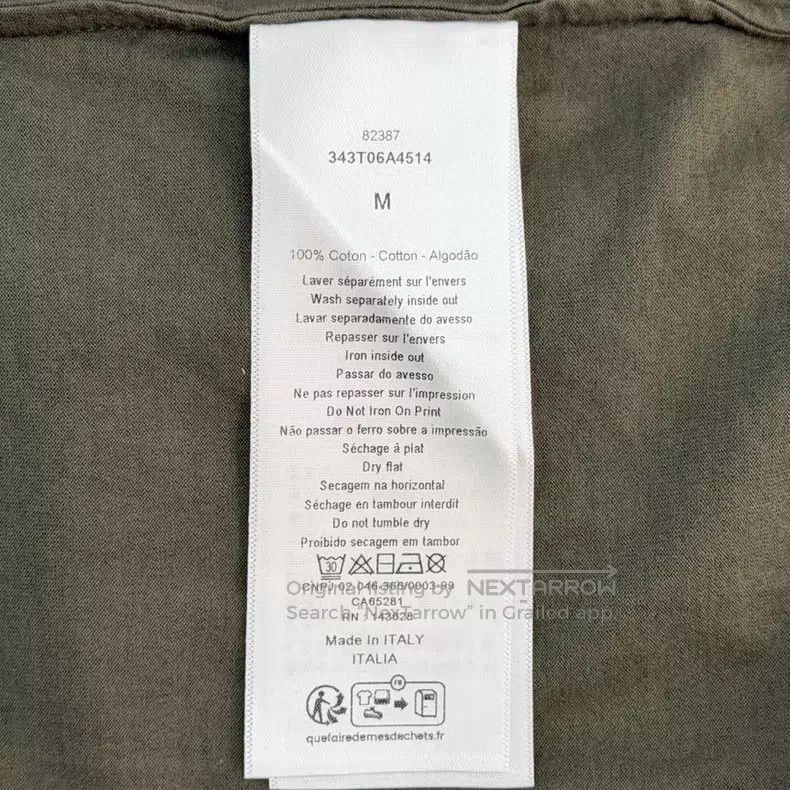 Dior Dior Gradient dark gray bee logo jungle animal short sleev Size M / US 6-8 / IT 42-44 - 6 Thumbnail