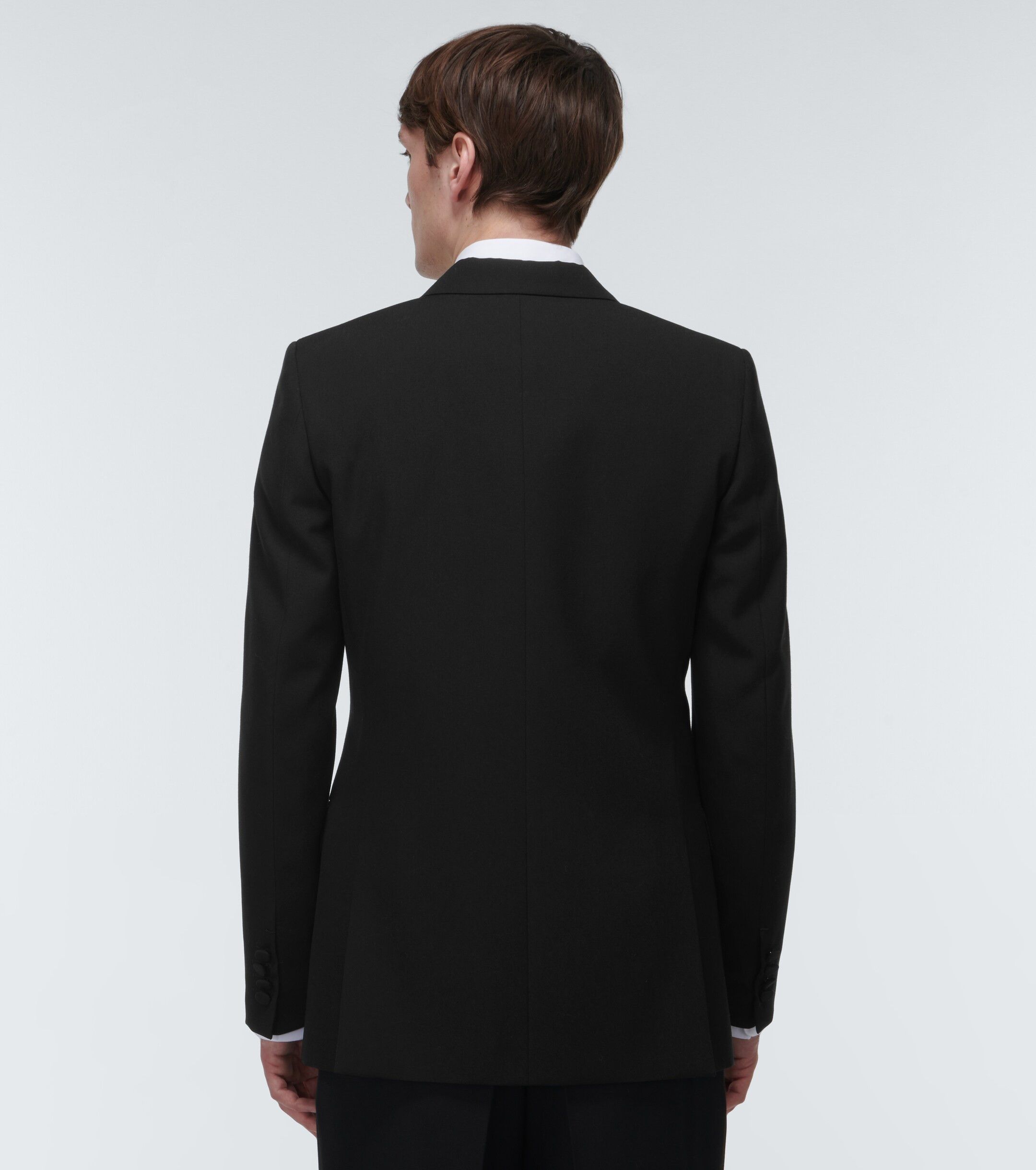Lanvin o1y0225 Double-Breasted Blazer in Black Size US L / EU 52-54 / 3 - 4 Thumbnail