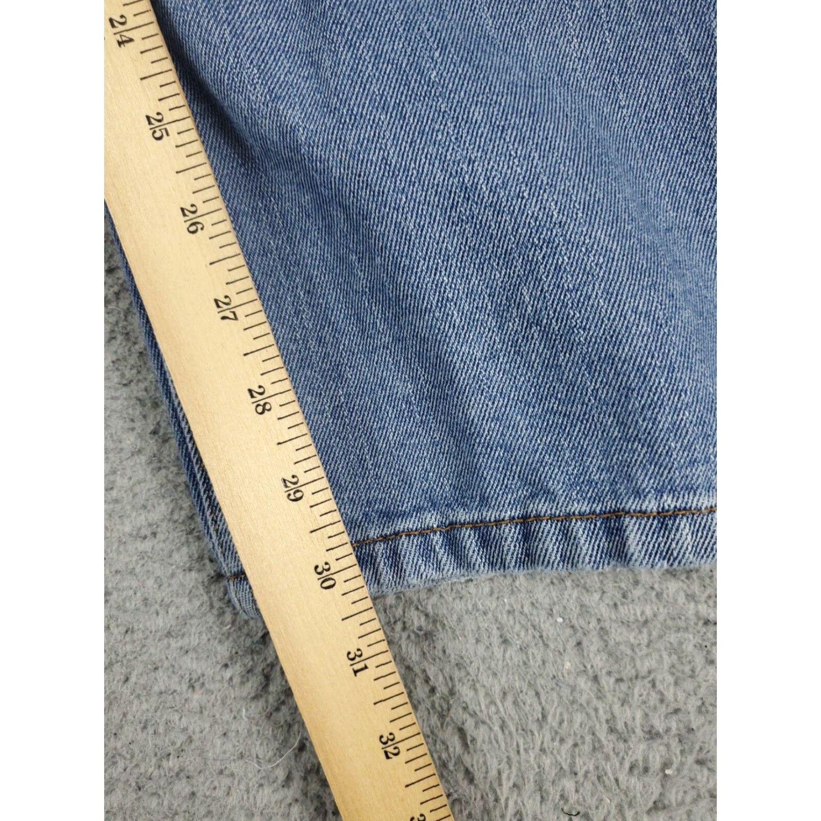 Levi's Levis 505 Mens 36x30 Extra Large XL Blue Casual Straight Leg Denim Pants Size US 36 / EU 52 - 5 Thumbnail