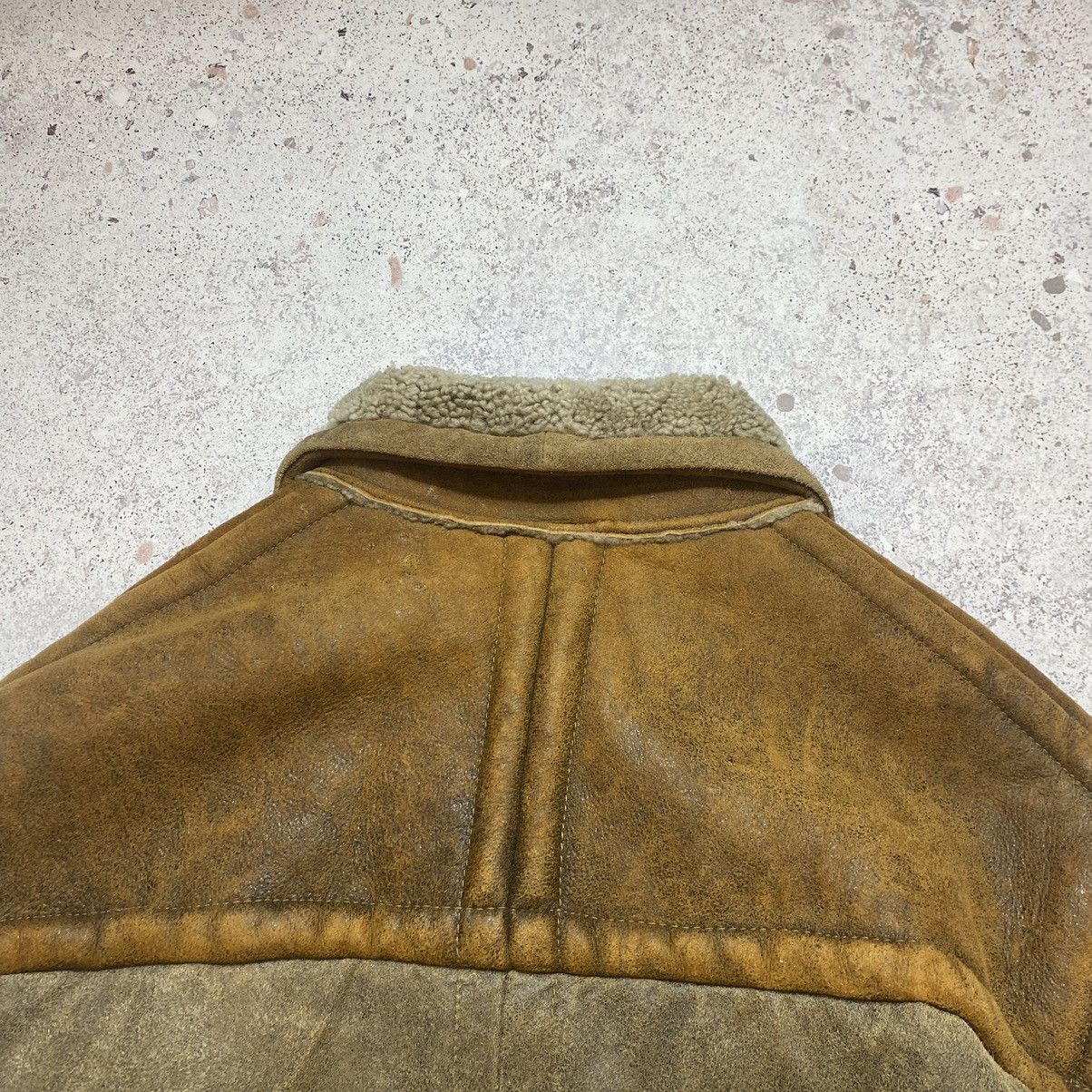 Camel × Japanese Brand × Vintage Vintage 90s Leather Camel Jacket Coat Y2K Avantgarde Retro Size US XL / EU 56 / 4 - 19 Thumbnail