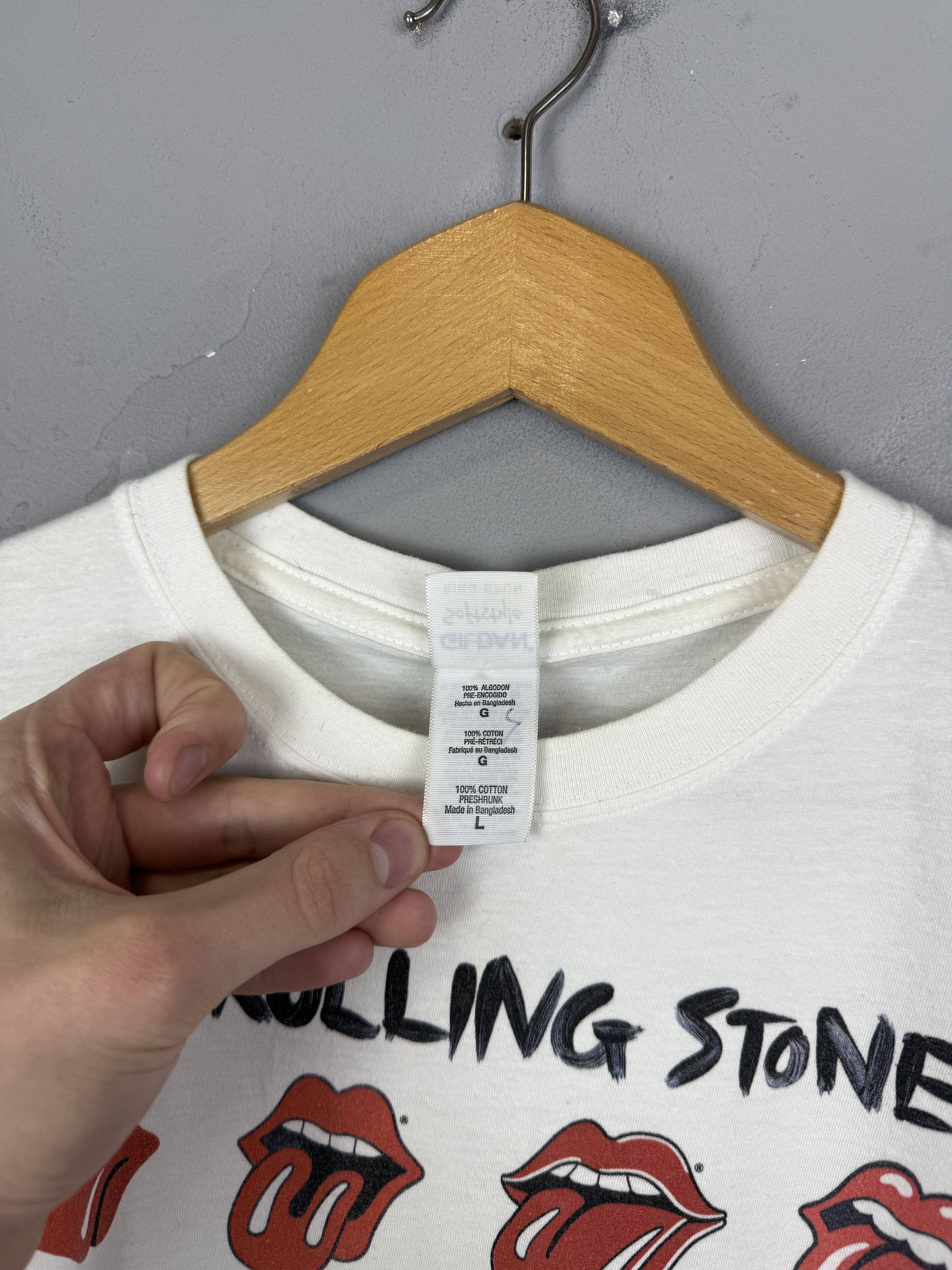 Band Tees × Vintage The Rolling Stones Vintage T Shirt 50 Years Tour London 2013 Size US L / EU 52-54 / 3 - 5 Thumbnail
