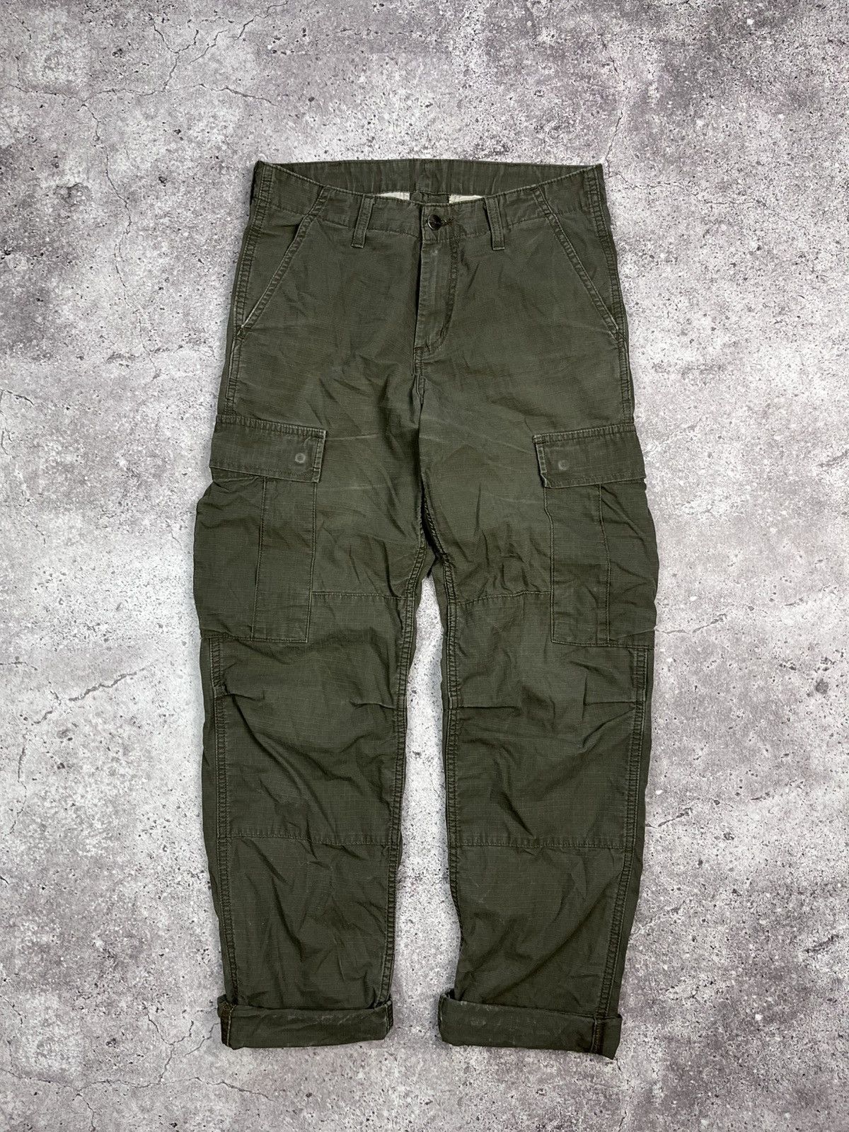 Carhartt Carhartt Regular Cargo Pants Distressed Size 28/32 Men’s Size US 28 / EU 44 - 2 Thumbnail