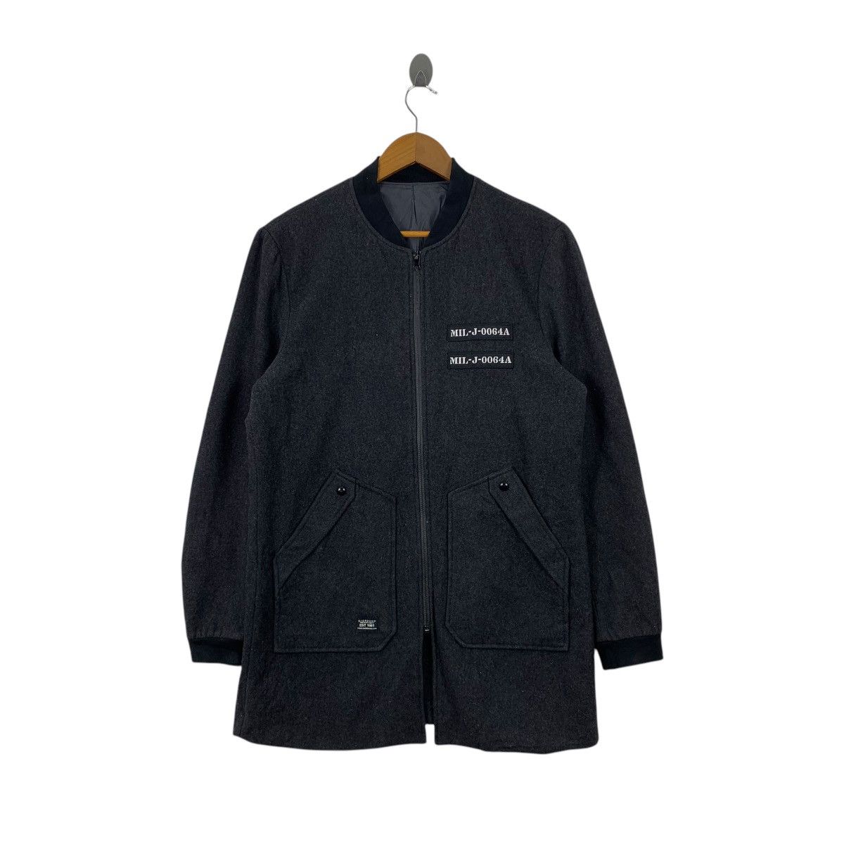 Giordano × Japanese Brand GIORDANO Japanese Brand Casualwear Wool Parka Long Jacket Size XXL / US 16-18 / IT 52-54 - 1 Thumbnail