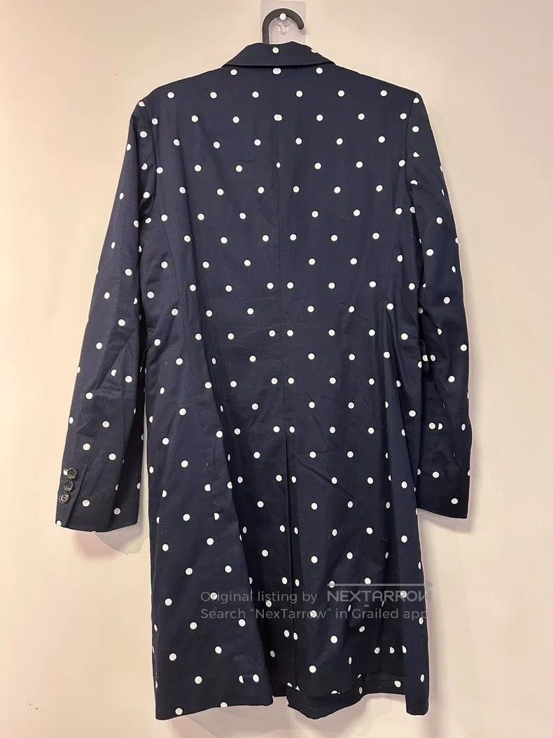 Comme des Garcons Comme des Garcons Dark Navy Polka Dot Trench Coat Size S / US 4 / IT 40 - 2 Thumbnail