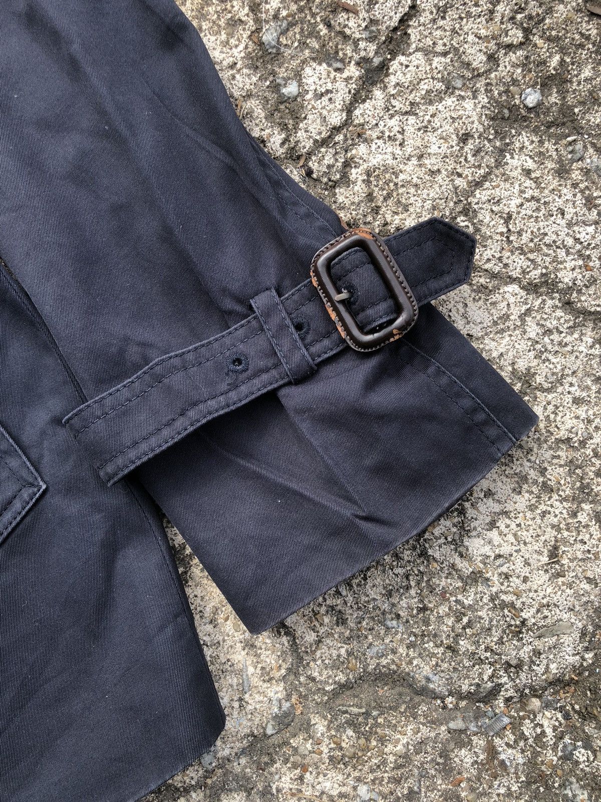 Japanese Brand Vintage Naf Naf Trench Coat Size S / US 4 / IT 40 - 8 Thumbnail