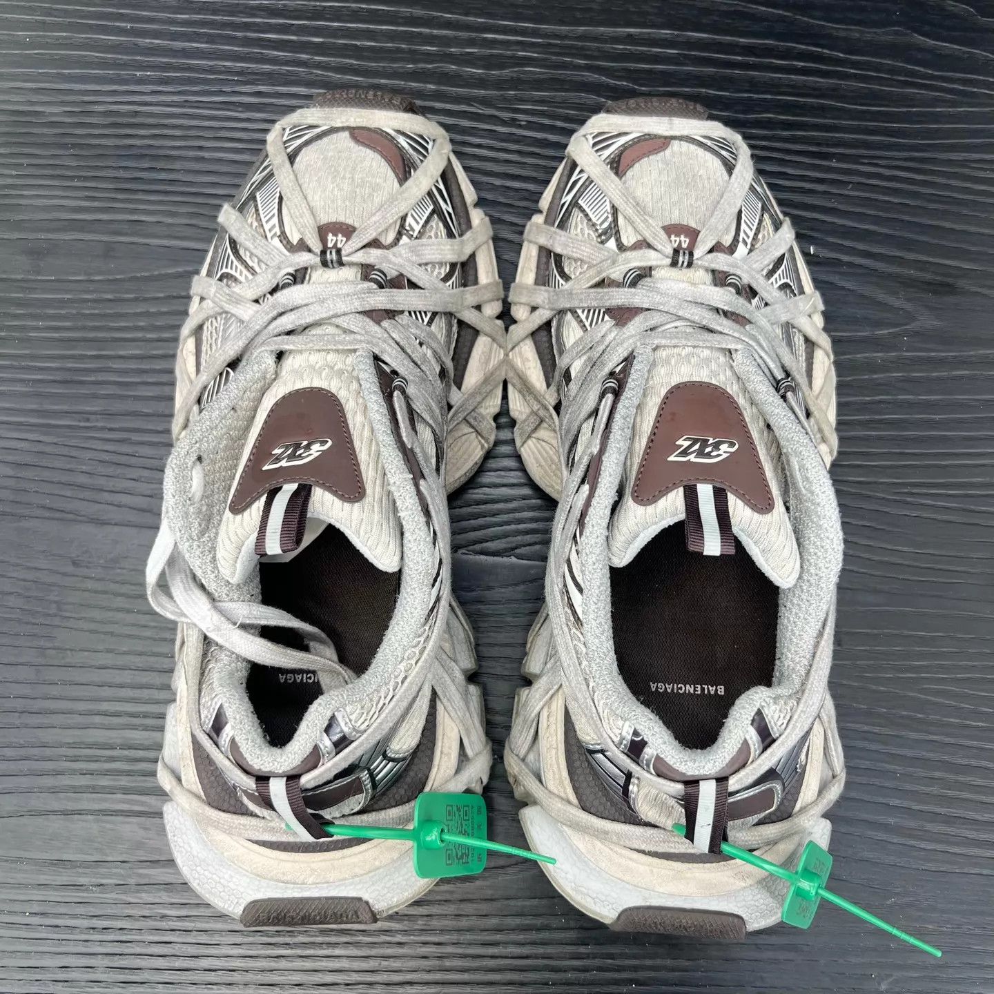 Balenciaga Balenciaga 3xl 'Crazy Laces' Gray 44 Mint Size US 11 / EU 44 - 7 Thumbnail