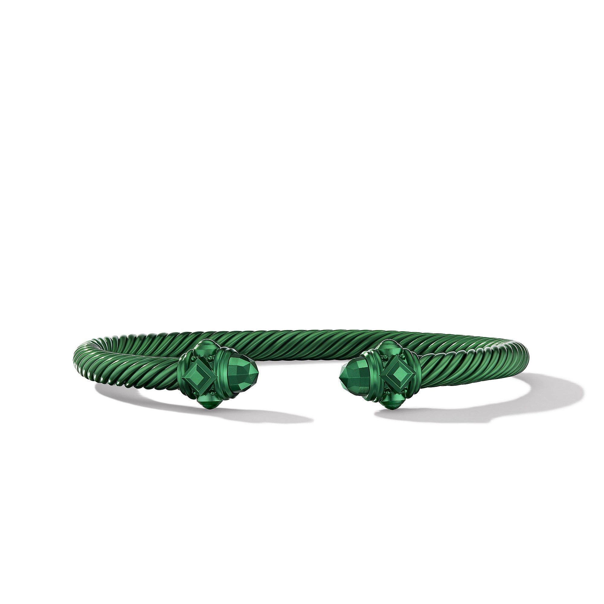 David Yurman o1w1db10625 SIZE: M / B12543 Bracelet Forest Green Aluminum Size ONE SIZE - 1 Thumbnail