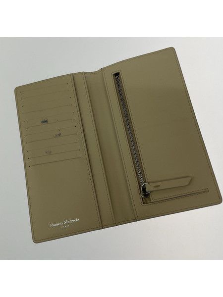 Maison Margiela MAISON MARGIELA Bi-Fold Long Wallet Beige One Size Size ONE SIZE - 3 Thumbnail
