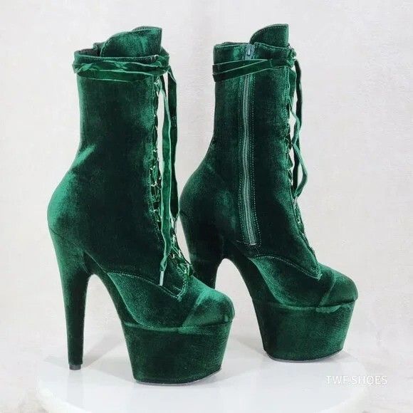 Adore 1045 Emerald Green Velvet 7