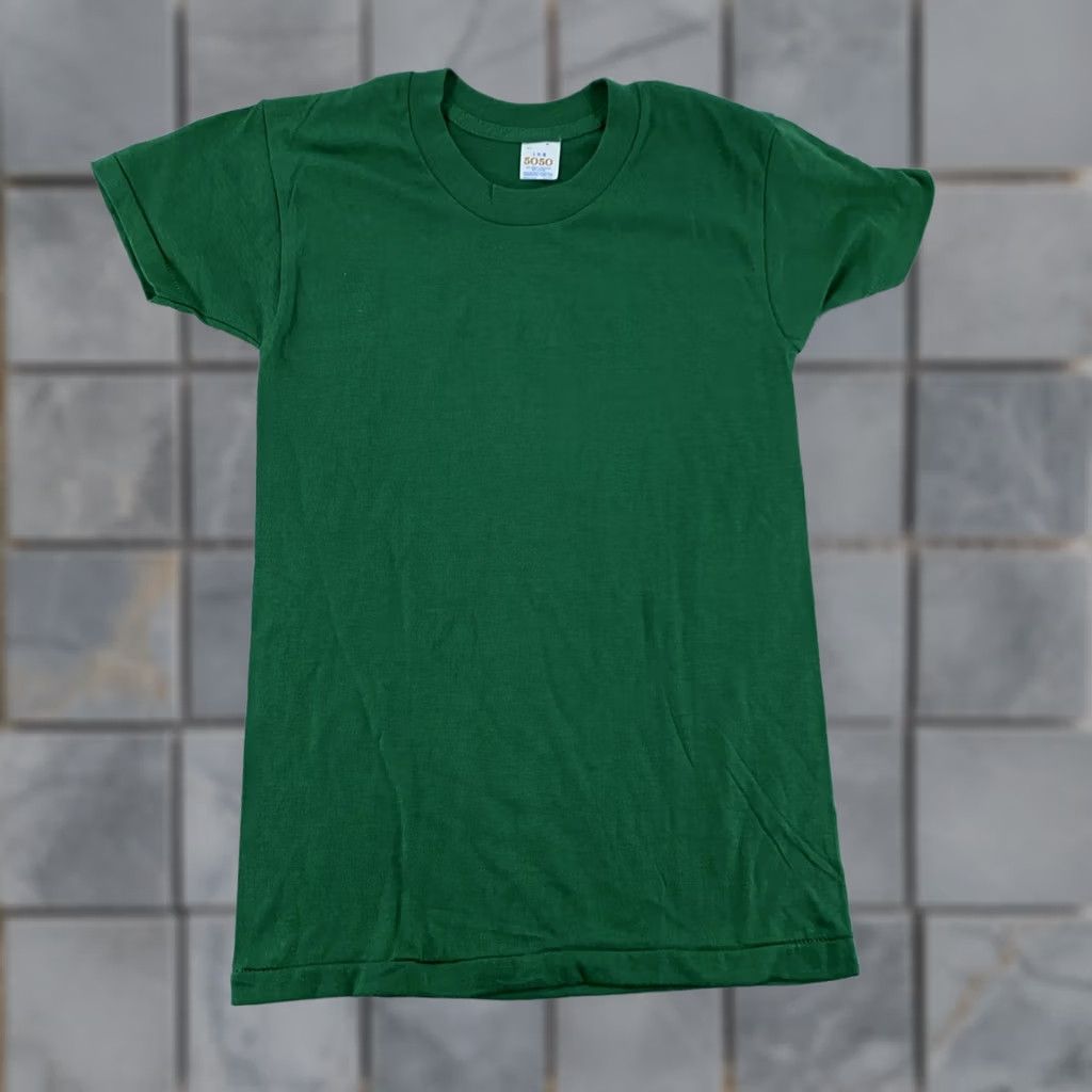 Vintage VINTAGE 50/50 T-Shirt 5050 Tee T Shirt Green XXXS XS Lightweight Soft Crew Neck Short Sleeve Men United States USA Generic Brand Size US XS / EU 42 / 0 - 1 Thumbnail