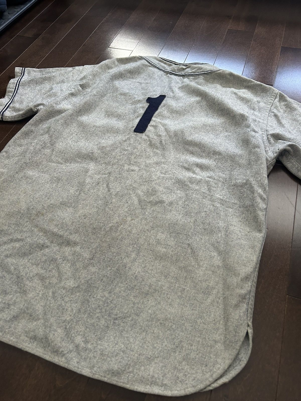 Other Dodge Davis True Vintage 1940’s Wool Baseball Jersey Size US L / EU 52-54 / 3 - 8 Thumbnail