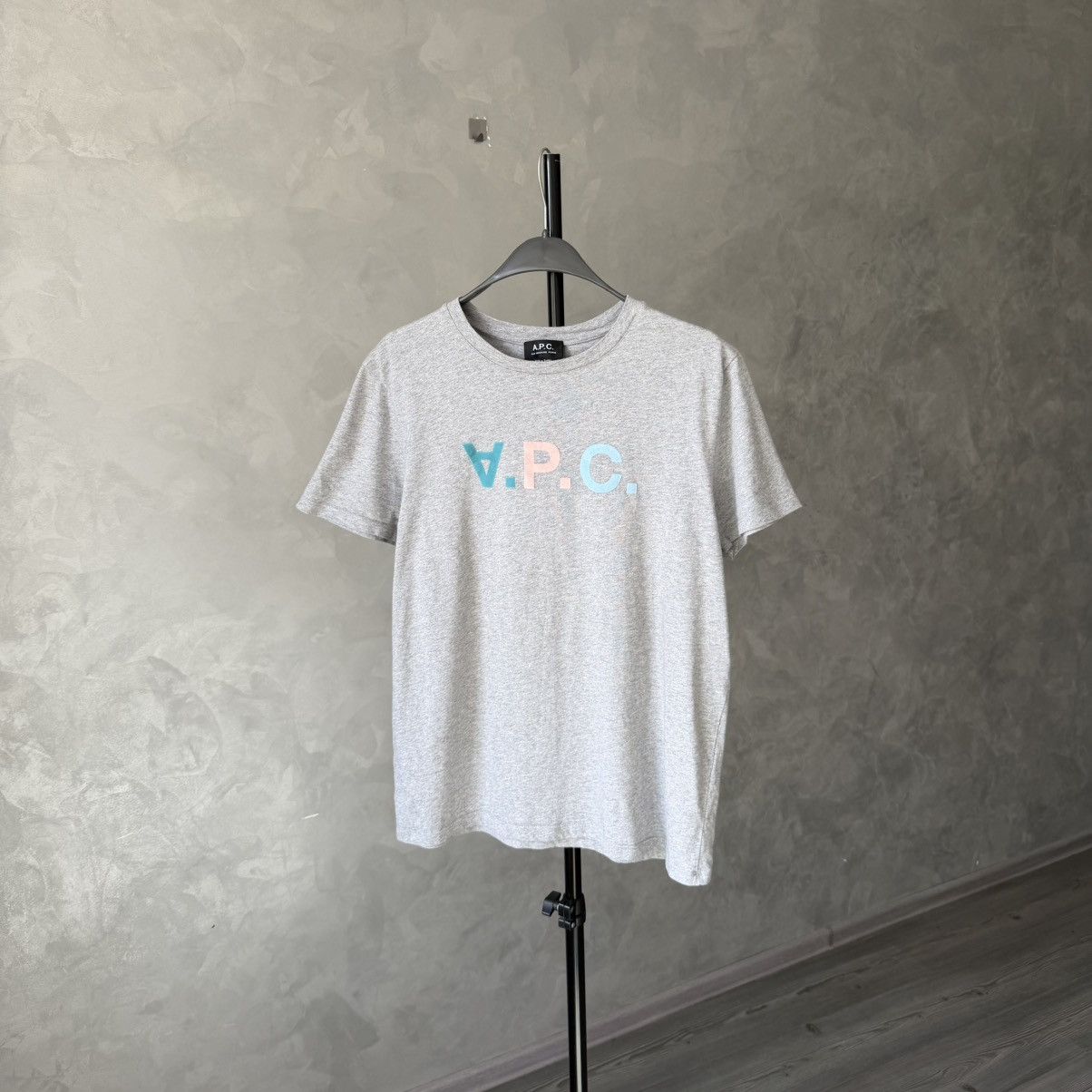 A.P.C. A.P.C Big Logo Koryn T Shirt Size L / US 10 / IT 46 - 1 Thumbnail