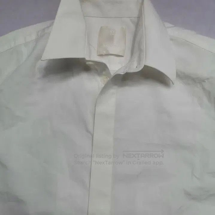 Givenchy Givenchy Men's White Square Collar Long-Sleeve Shirt. Size US S / EU 44-46 / 1 - 8 Thumbnail