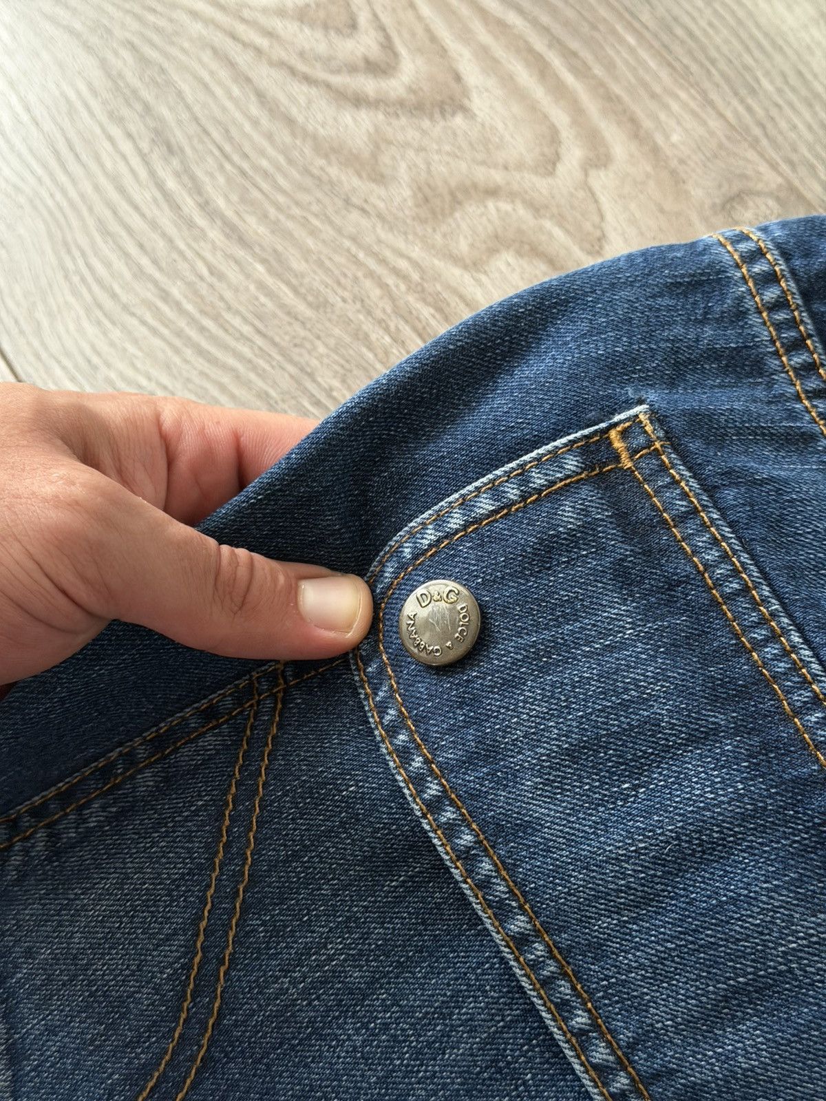 Dolce & Gabbana Dolce & Gabbana Vintage 05/06 SS Denim Swag Y2K Drip Jeans Size US 36 / EU 52 - 25 Thumbnail