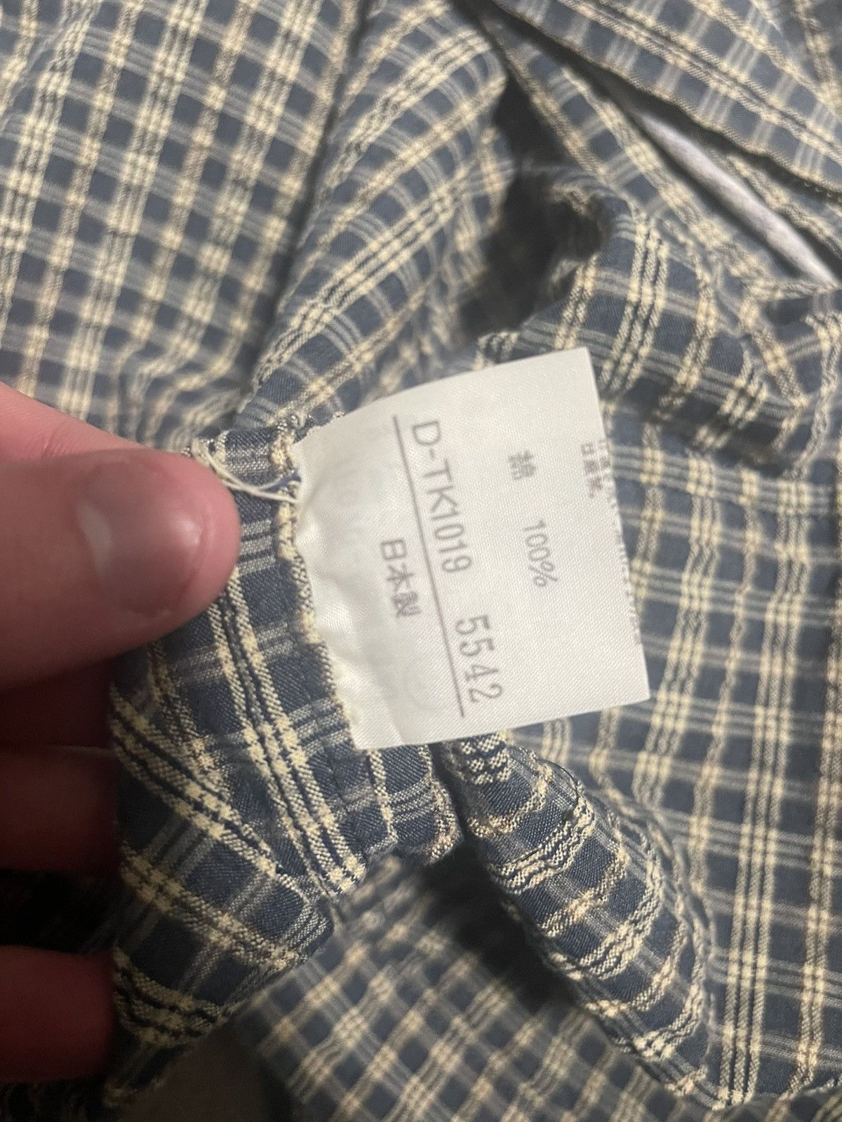 Takeo Kikuchi Takéo Kikuchi cropped flannel Size US S / EU 44-46 / 1 - 3 Thumbnail