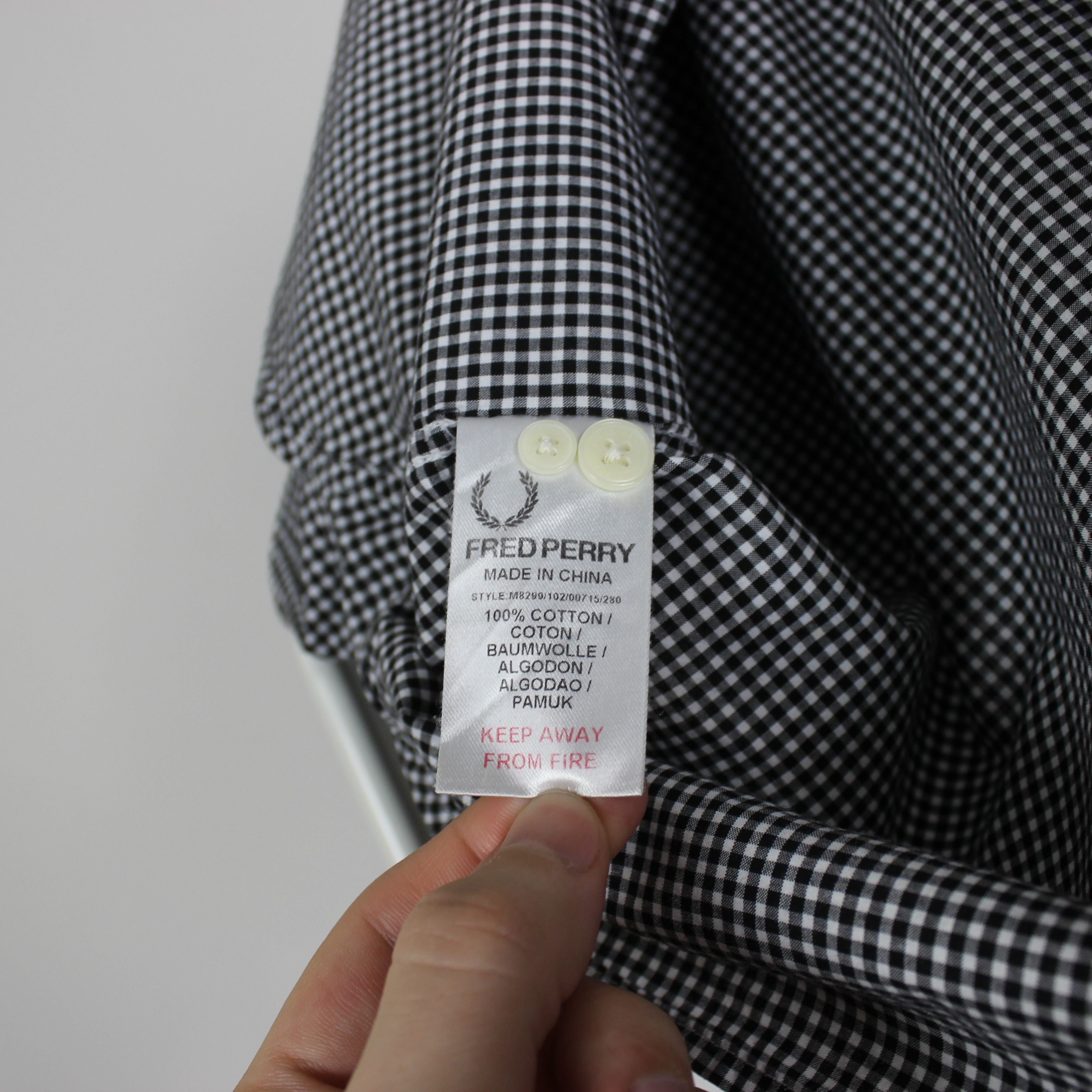 Fred Perry Fred Perry shirt men button Ups M gray Size US M / EU 48-50 / 2 - 6 Thumbnail