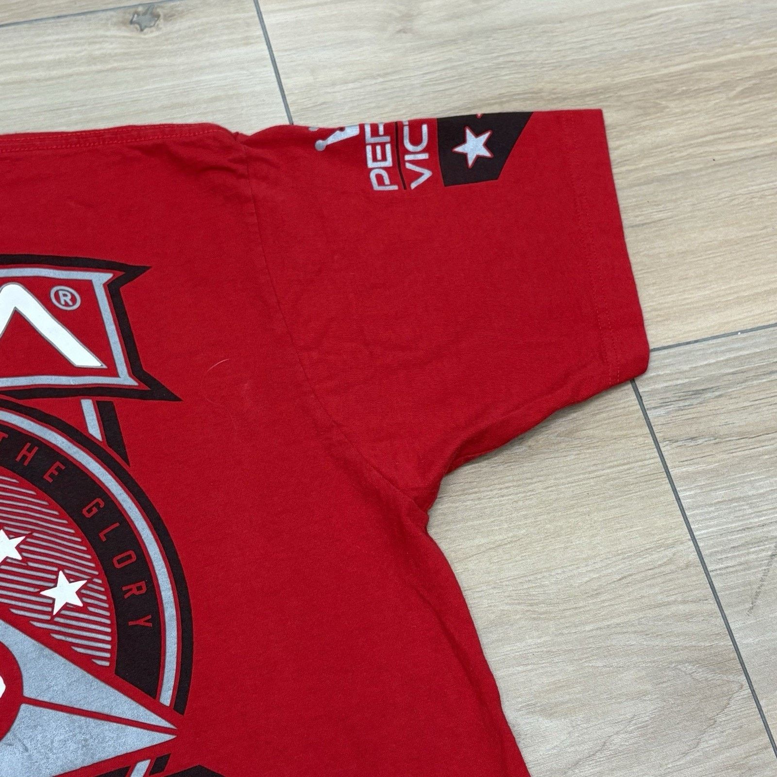 Ecko Unltd. Ecko Unltd MMA XL TShirt Y2K Red Short Sleeve Rawthentic Tee Size US XL / EU 56 / 4 - 13 Thumbnail