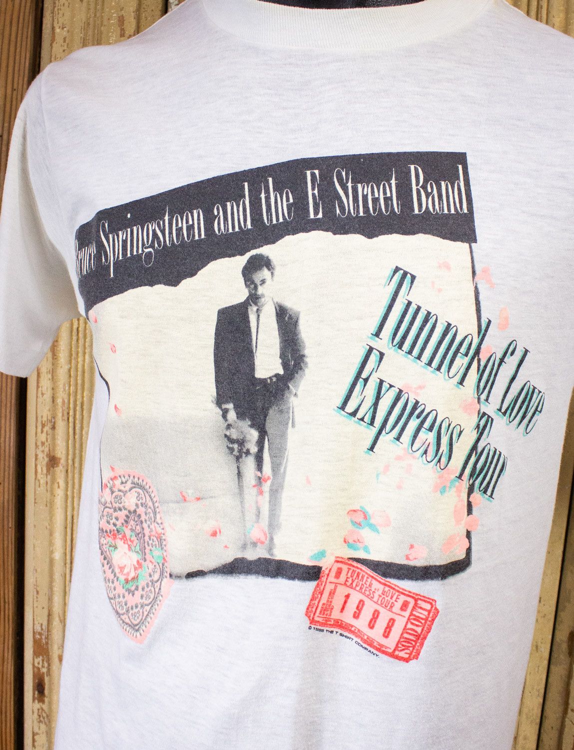 Band Tees × Vintage Bruce Springsteen Tunnel Of Love Concert T Shirt 1988 Size US S / EU 44-46 / 1 - 2 Thumbnail