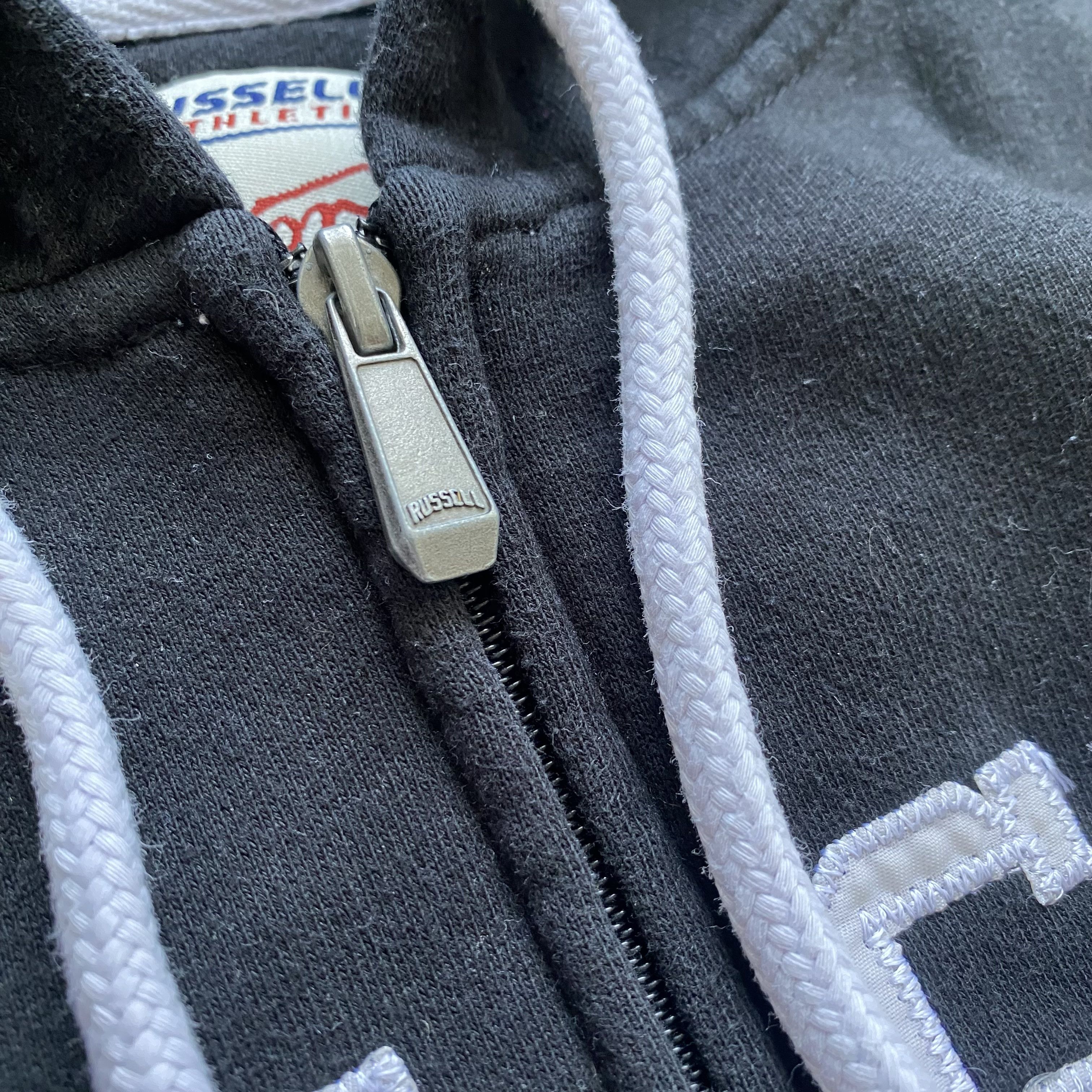 Russell Athletic ⚫️ Russell Athletic Boxy Hoodie Embroider Big logo Vintage Size US M / EU 48-50 / 2 - 7 Thumbnail