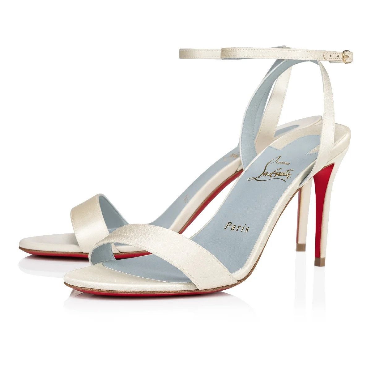 Christian Louboutin os11x0126 Loubigirl Sandals in White Size US 9 / IT 39 - 2 Thumbnail