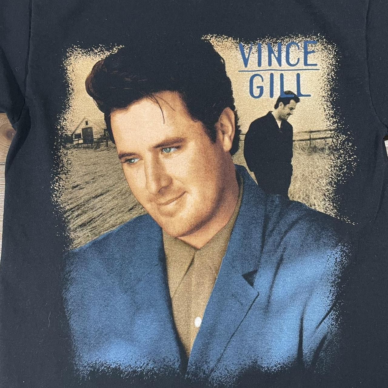 Band Tees × Vintage Vintage 90’s Vince Gill Country Music Tour T-Shirt Size US L / EU 52-54 / 3 - 4 Thumbnail